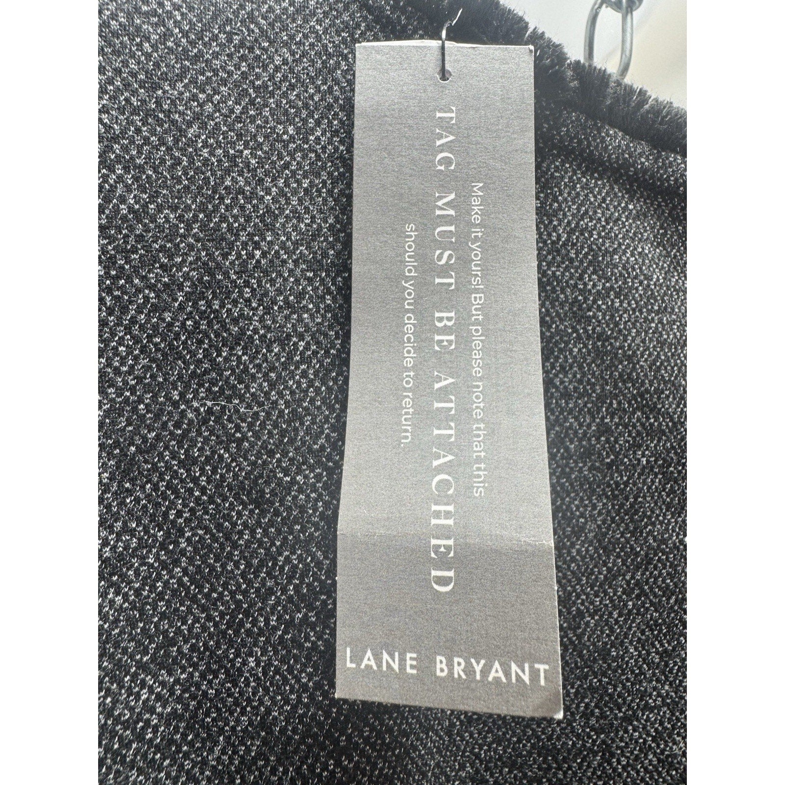 Lane Bryant Shimmer Sleeveless Dress Black And Sliver 26/28 - NWT