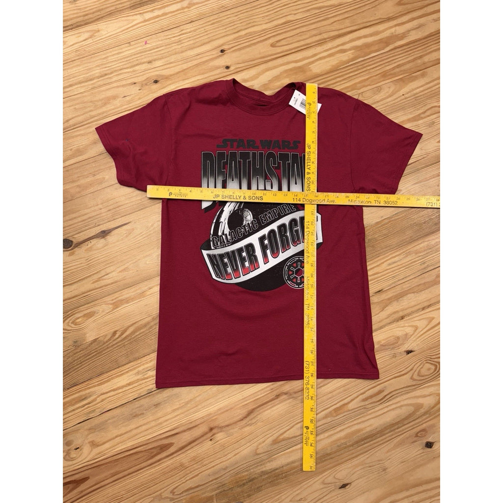 Star Wars Death Star Galactic Empire Never Forget Men’s T-Shirt Size M NWT