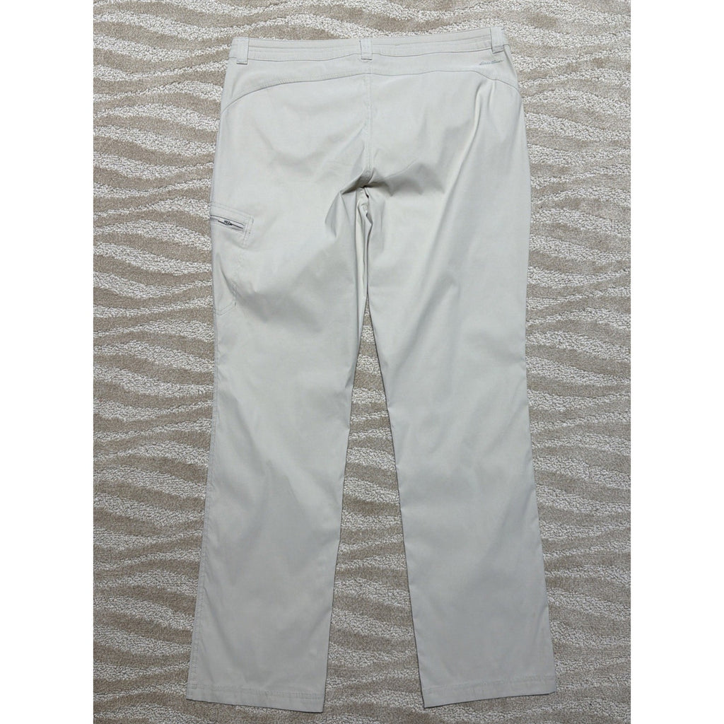 Eddie Bauer Women's Rainier Pant Straight Leg Flat Front Size 14 NWOT