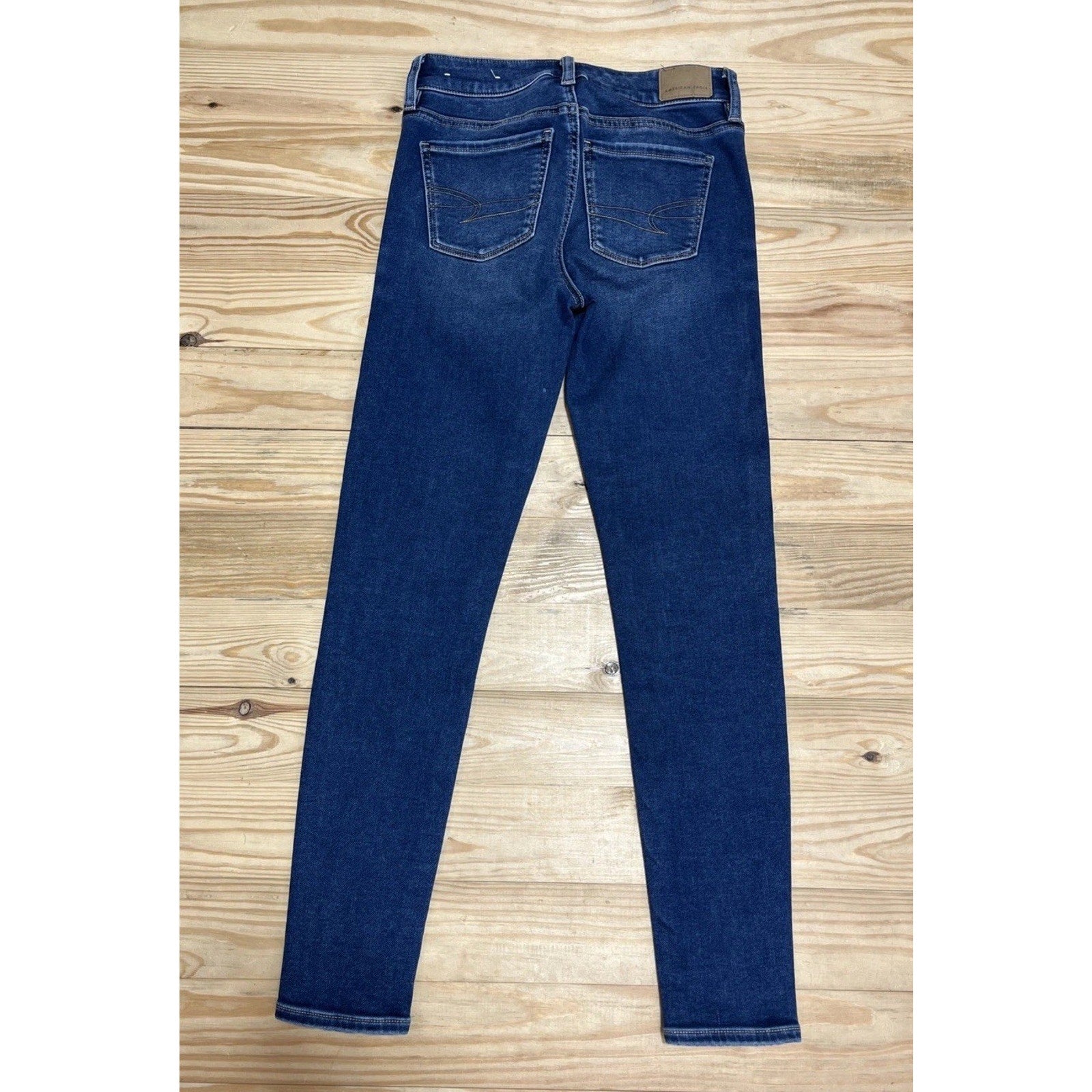 AMERICAN EAGLE COZY NEXT LEVEL STRETCH JEGGING JEANS SIZE 0 SHORT