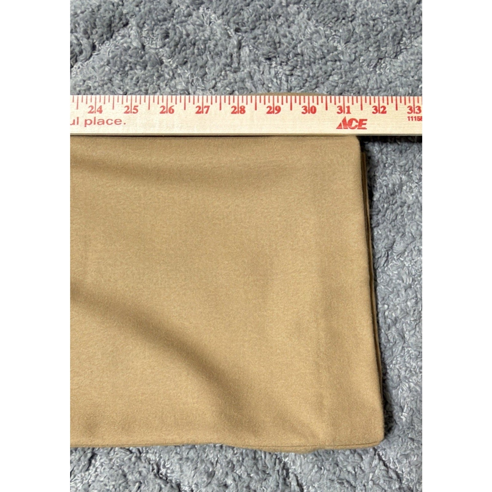 New Talbots Heritage Sz 10 Tan Italian Wool Lined Wide Leg Pants Office Mid Rise