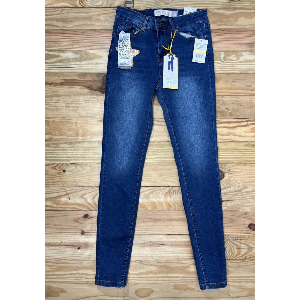 NWT Celebrity Ace High Rise Skinny Jeans Juniors Size 1/25