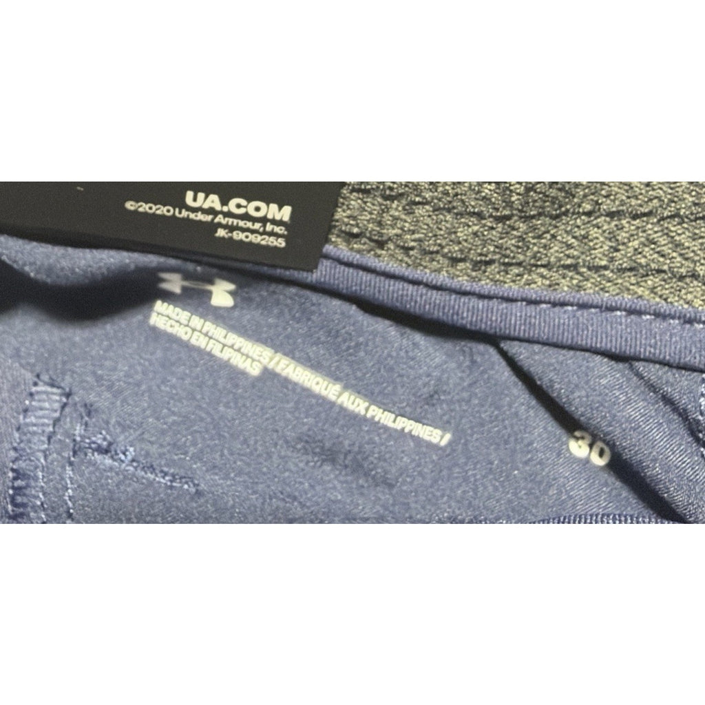 Under Armour Golf Shorts Mens 30 Blue UA Drive Performance 10" Inseam 1364409