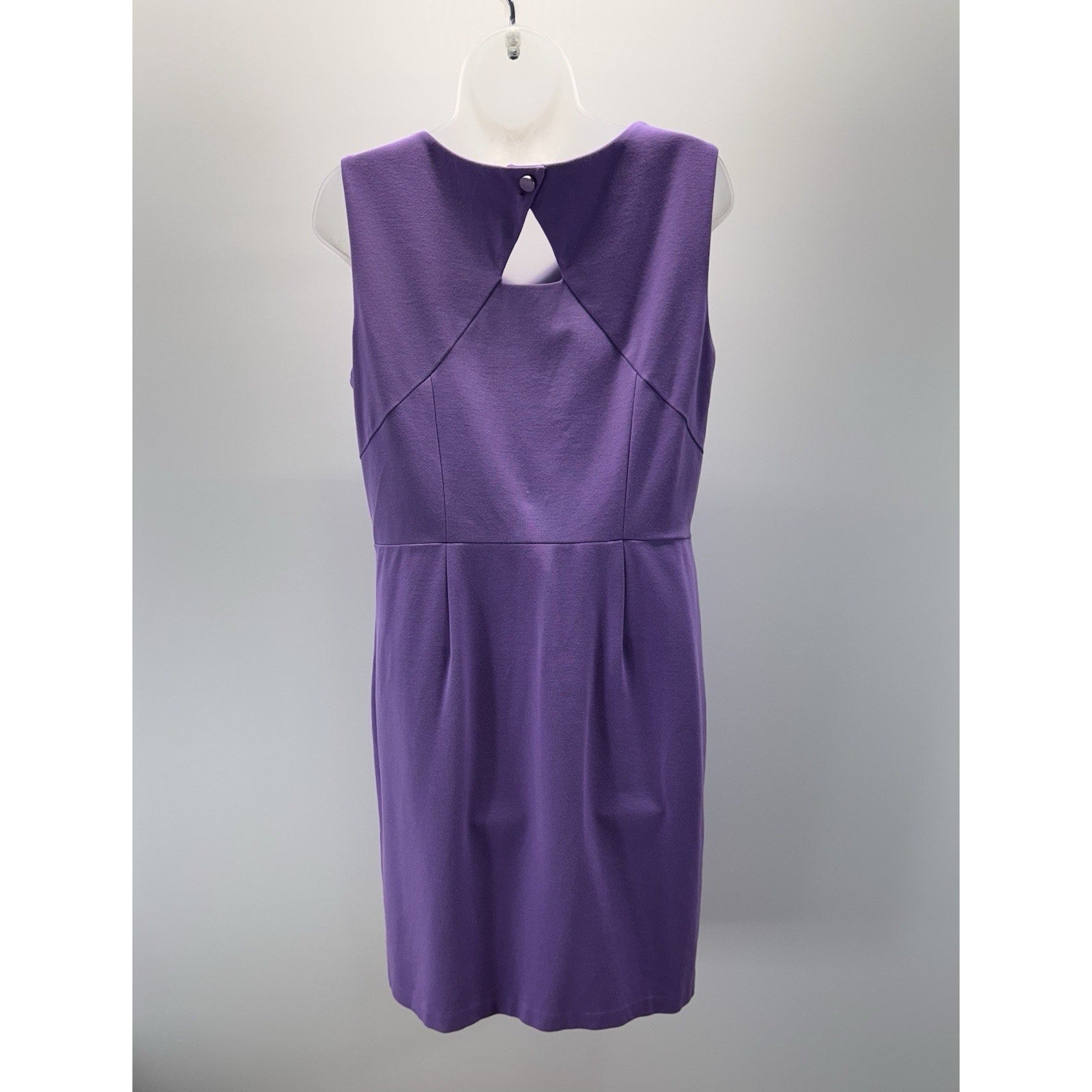 TALBOTS Purple Sleeveless V Neck Sheath Business Dress Women’s Size 10P