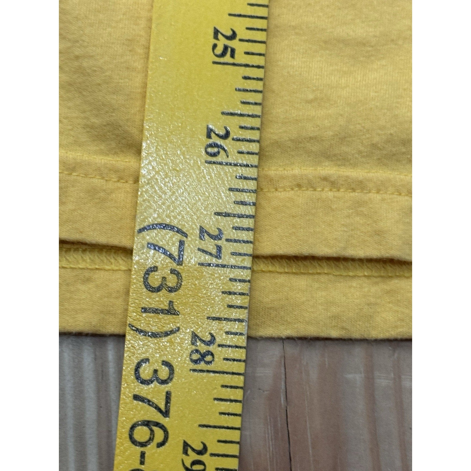 Pink Women's Long Sleeve Yellow Pull Over "PINK" Shirt Size Medium EUC