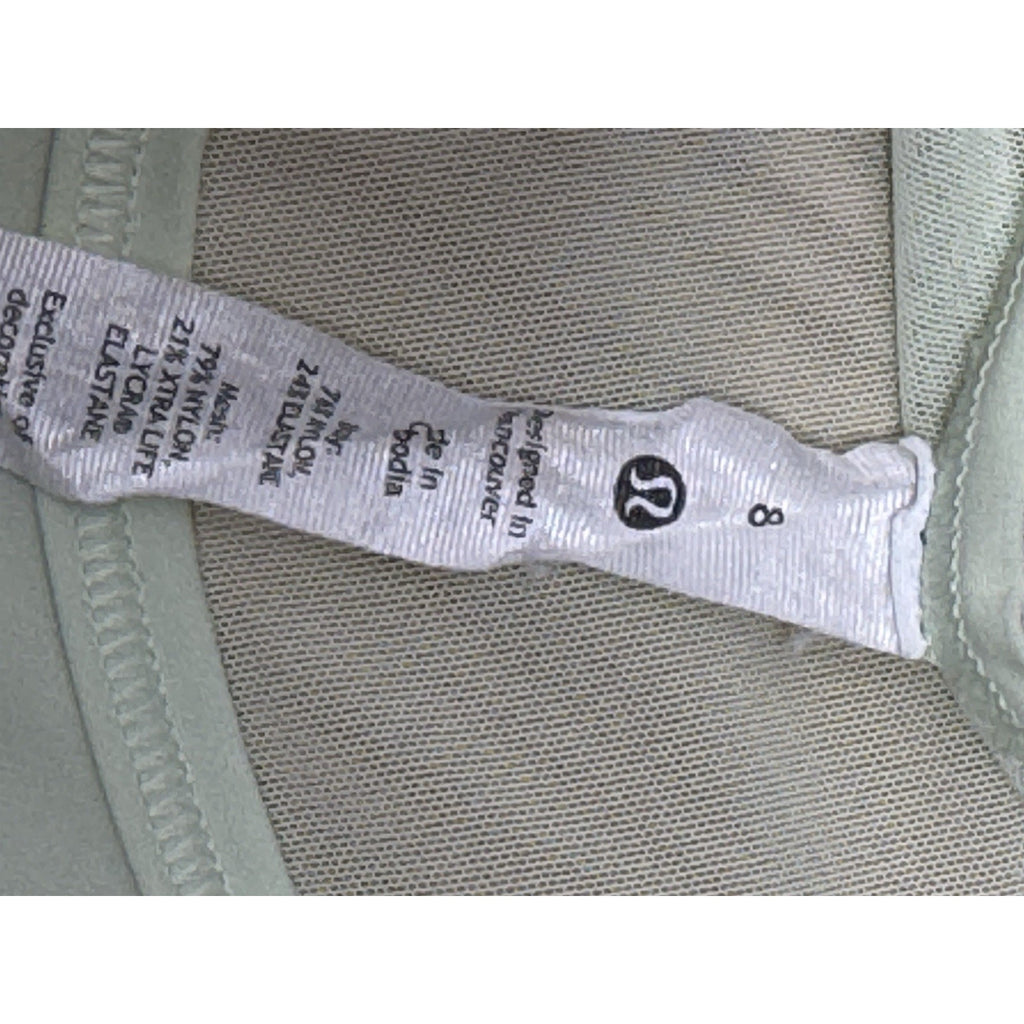 Lululemon Swift Ventilated Running Tank TopScream Green Light Women’s Size 8