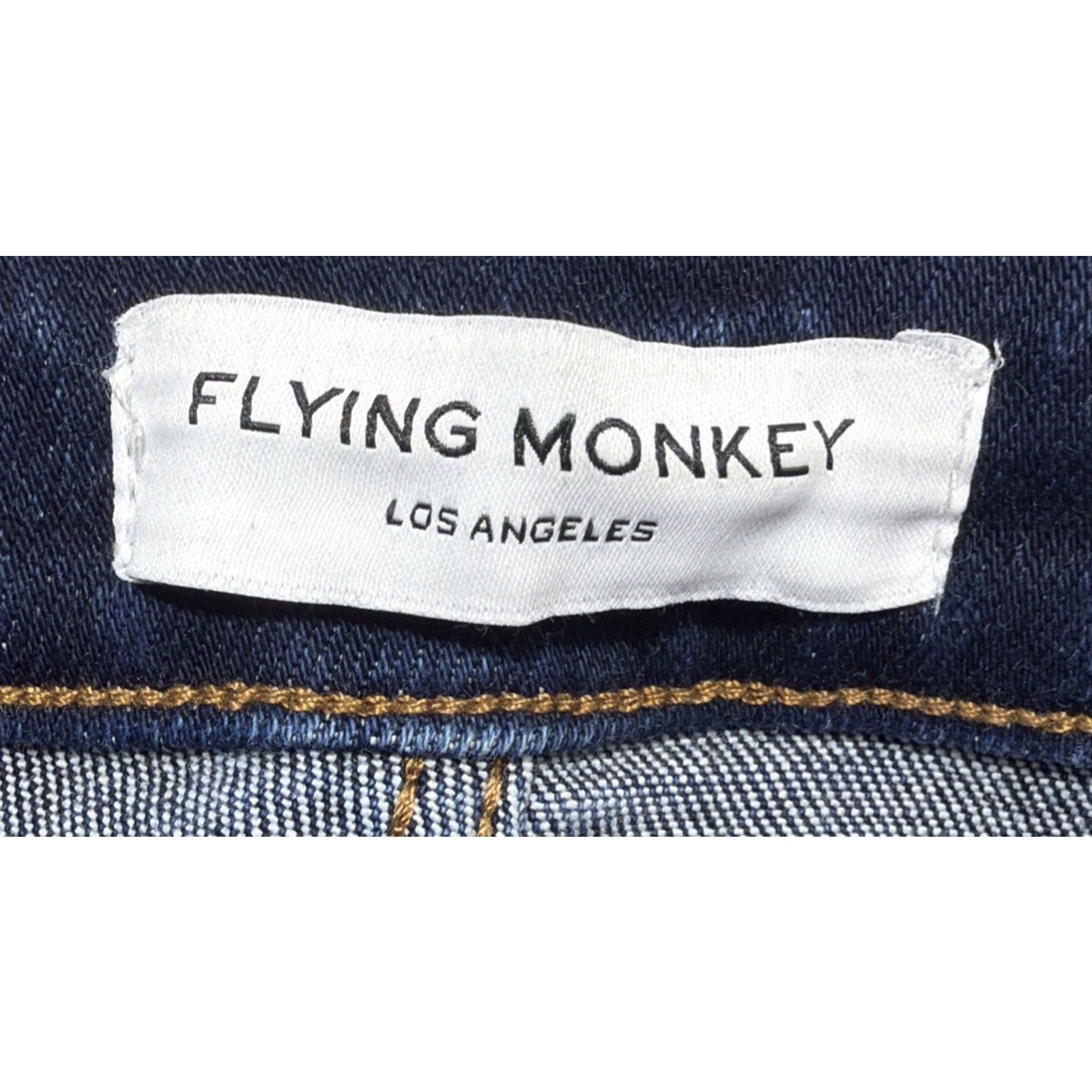 Flying Monkey High Rise Ankle Skinny Jeans Womens 25 Blue Distressed Stretch