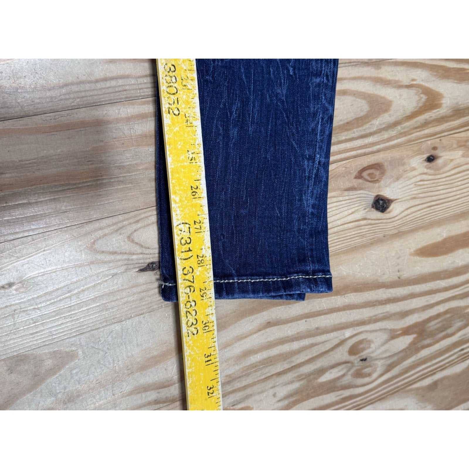 BKE Denim Buckle Stella Straight Stretch Low-Rise Jeans Women’s Size 27