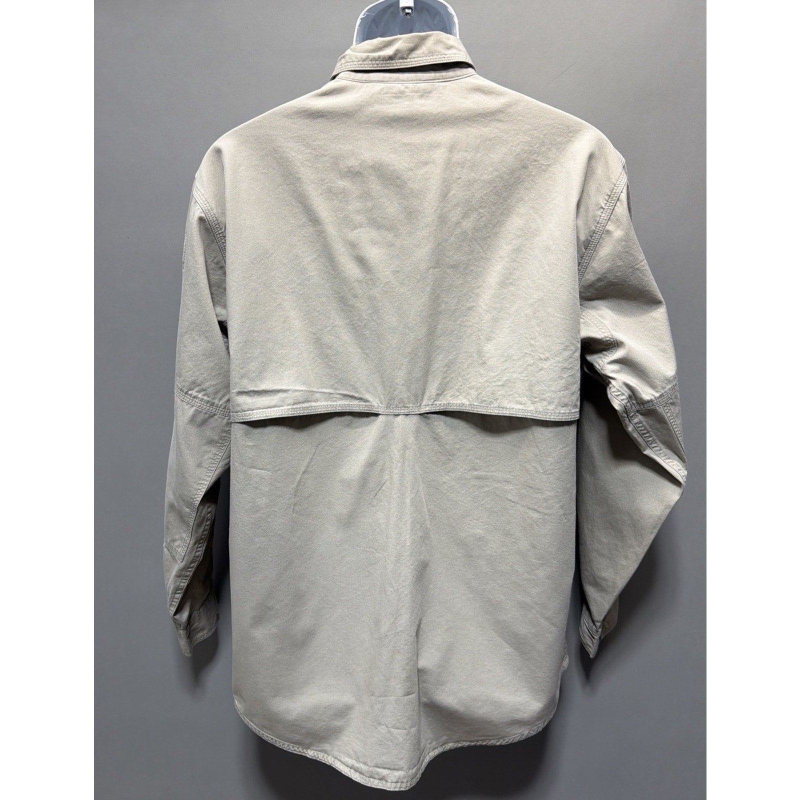 5.11 Tactical Series Khaki Button Up Long Sleeve Shirt w/ Vented Back Size M