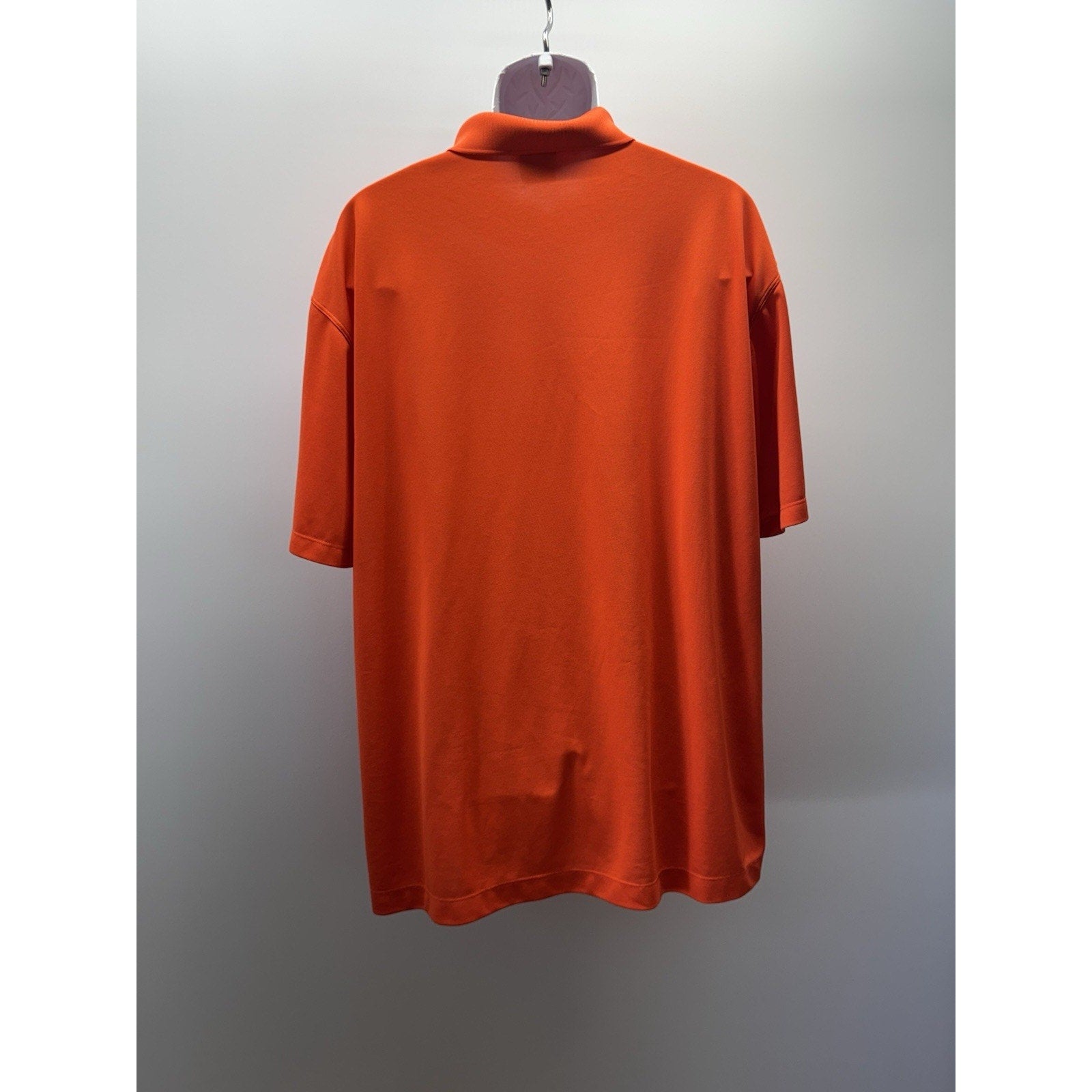 Nike Golf Men's Polo Shirt Size 2XL Red Fit Dry White Swoosh Short Sleeve Top