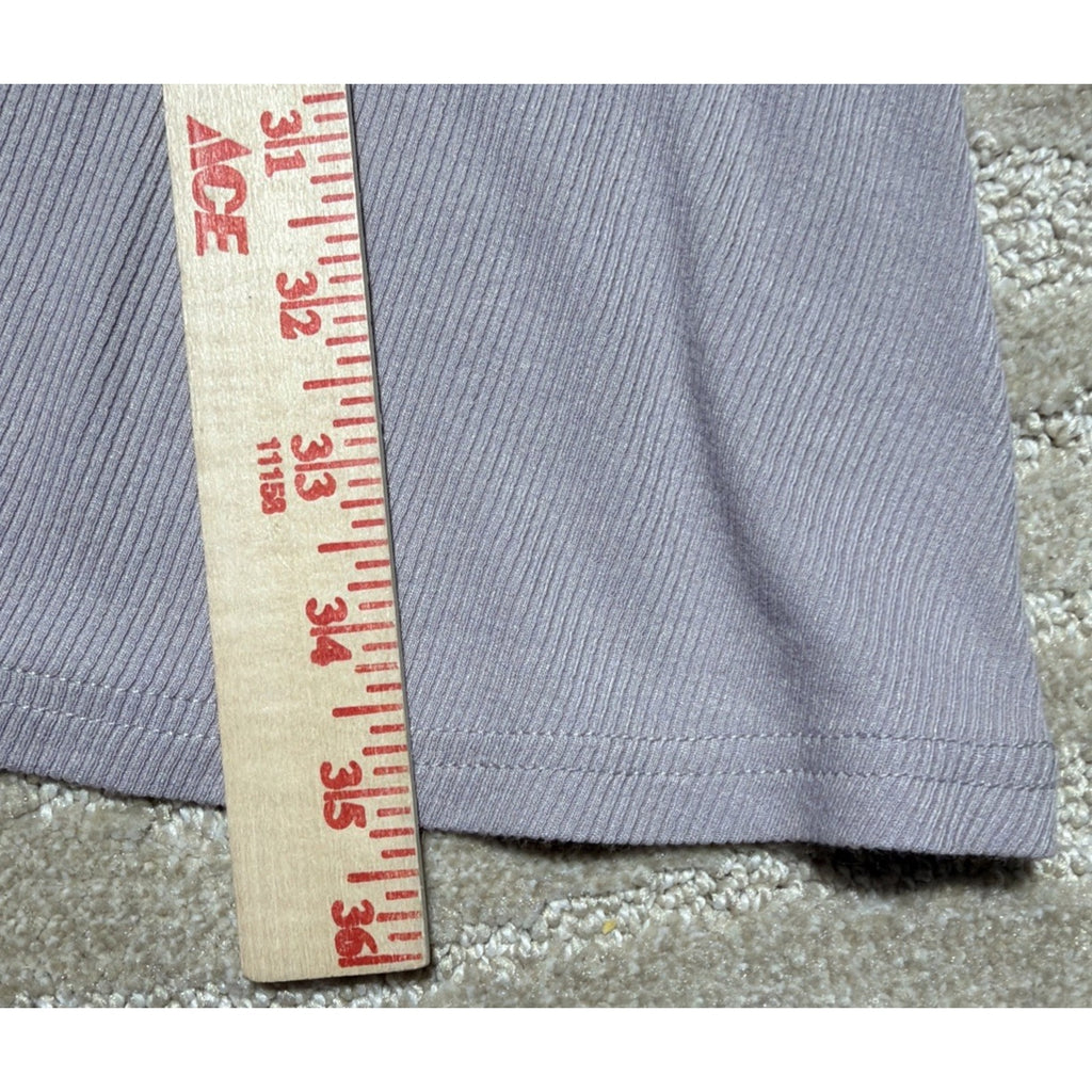 NWT Umgee USA Large Lavender Ribbed Swing Dress Sleeveless Keyhole Back Boho