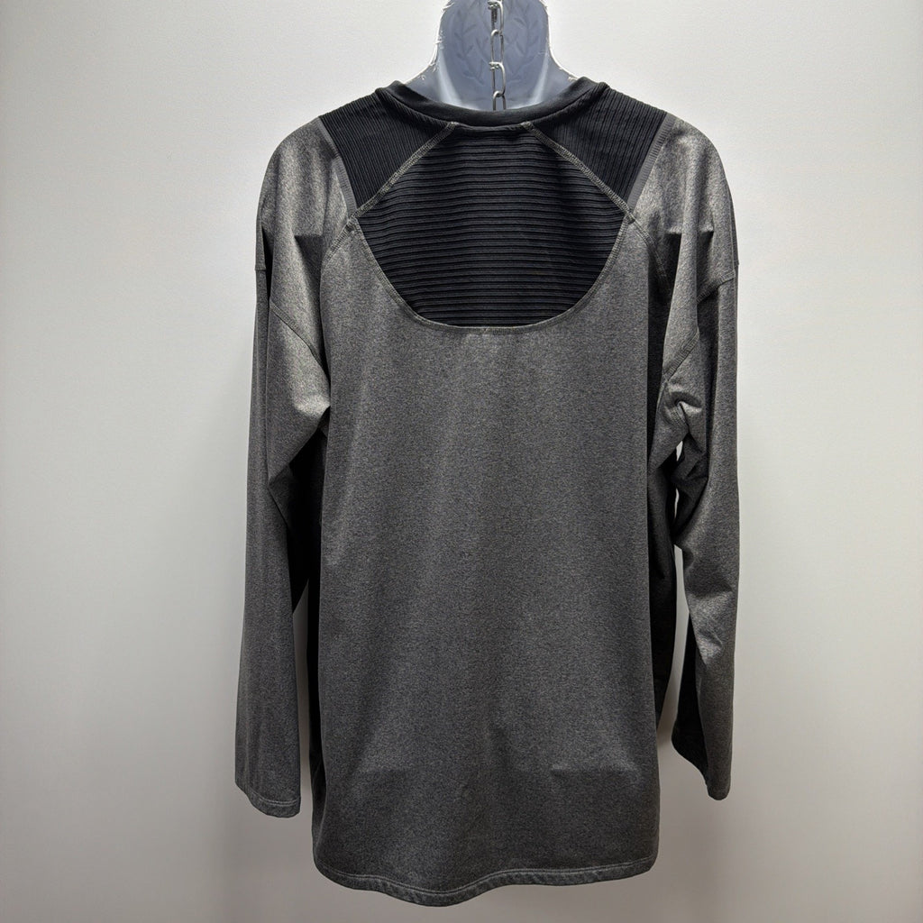 Spider Active Proweb Long Sleeve Shirt Mens XXL Gray Stretch Crew Neck Wicking