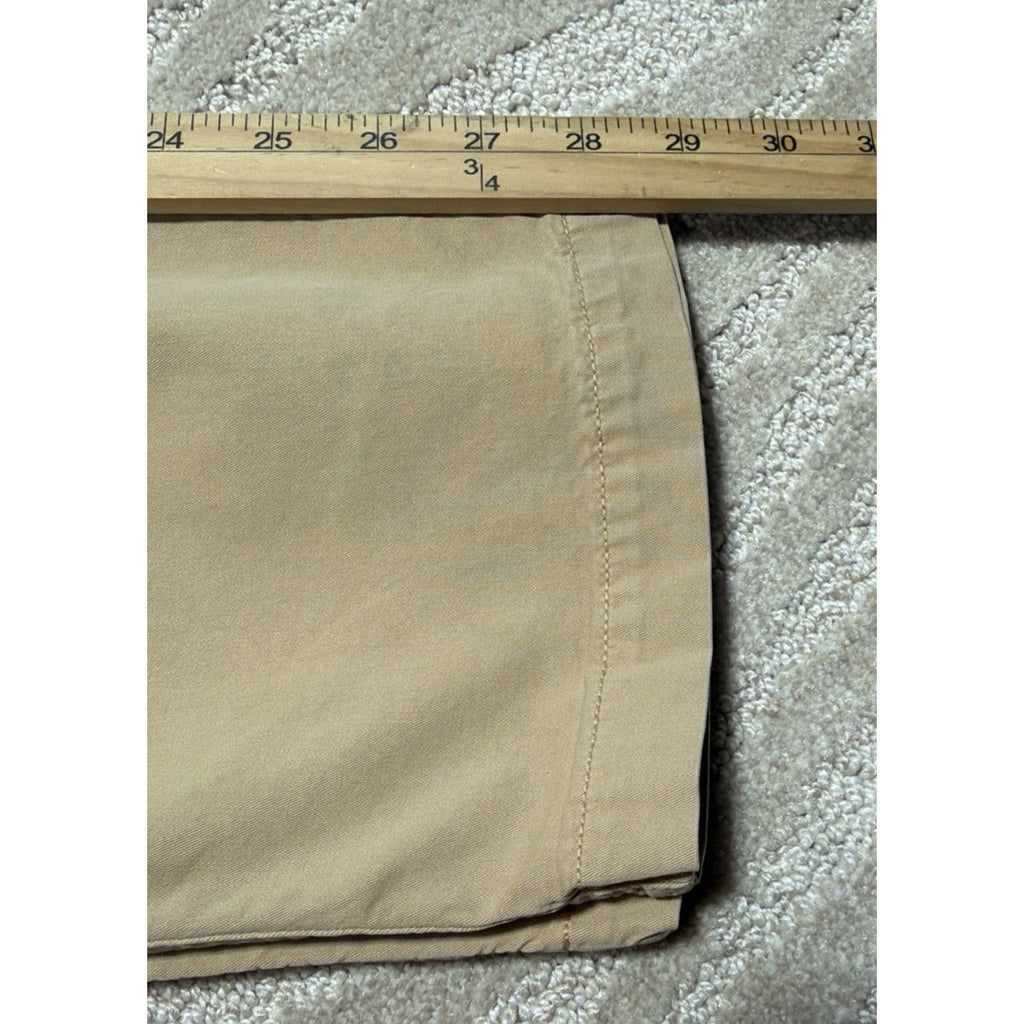 American Eagle Outfitters Next Level Stretch Relaxed Boot Mens Khaki Pants 28x30