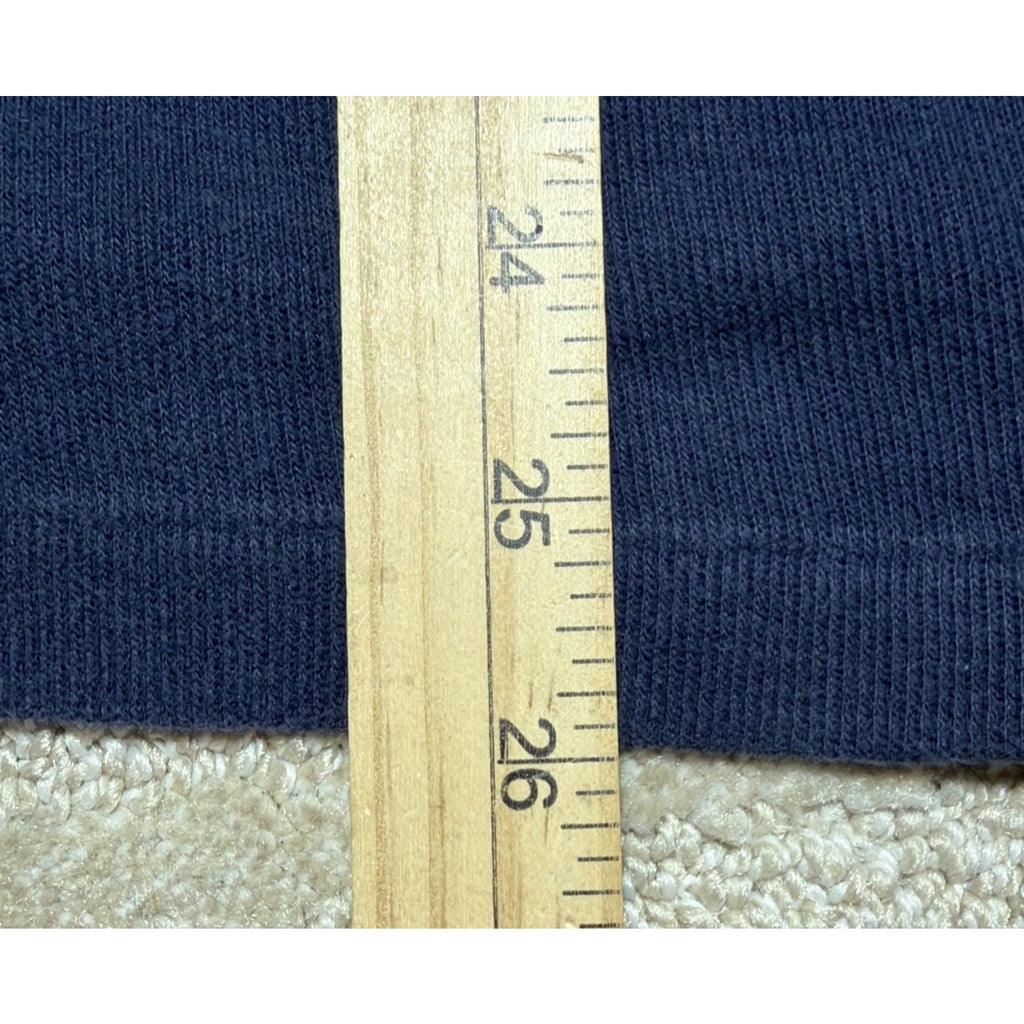 Polo Ralph Lauren estate rib Men 1/4 Zip Sweater Size Small Navy Blue Cotton