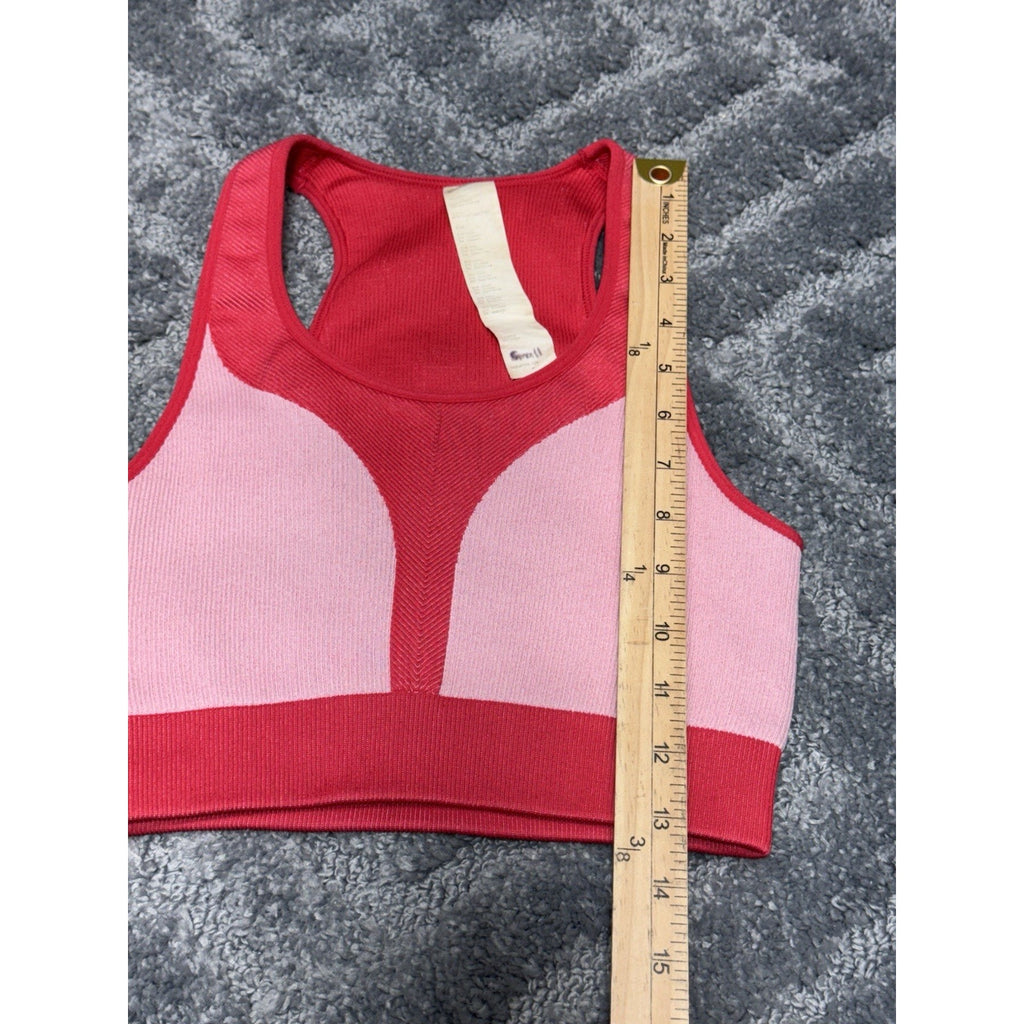 Fabletics Chloe Seamless Pink Athletic Sports Bra Women’s Size Small