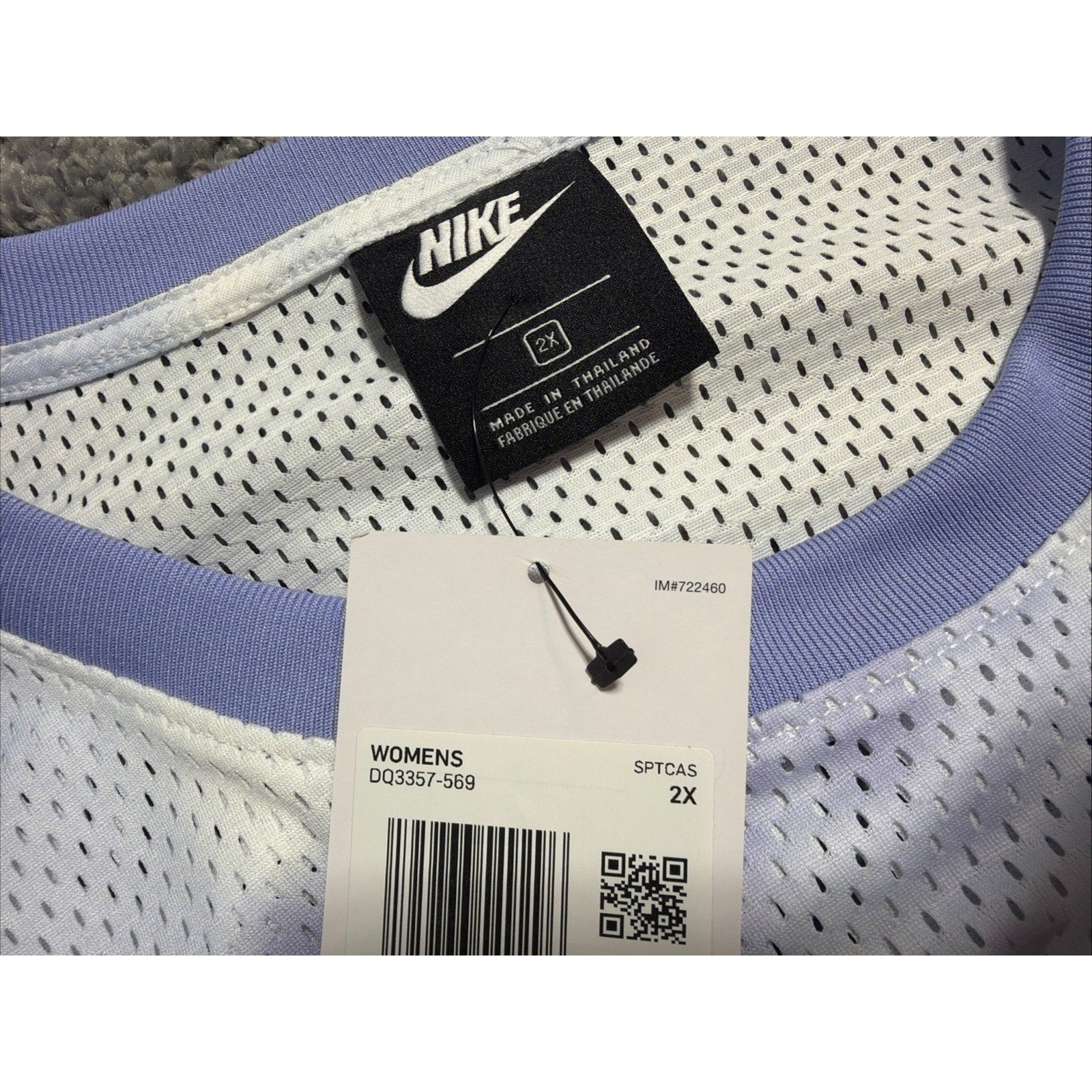 Nike Women's Sportswear Icon Clash Mesh Crop Top Shirt DQ3357-569 | Size 2X New