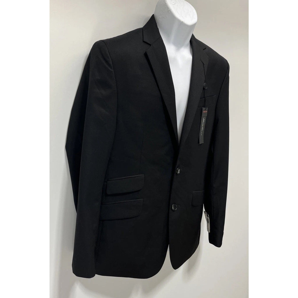 Kenneth Cole Gray Extreme Slim Fit Wool Blend Blazer | Size 38 Regular Black NWT