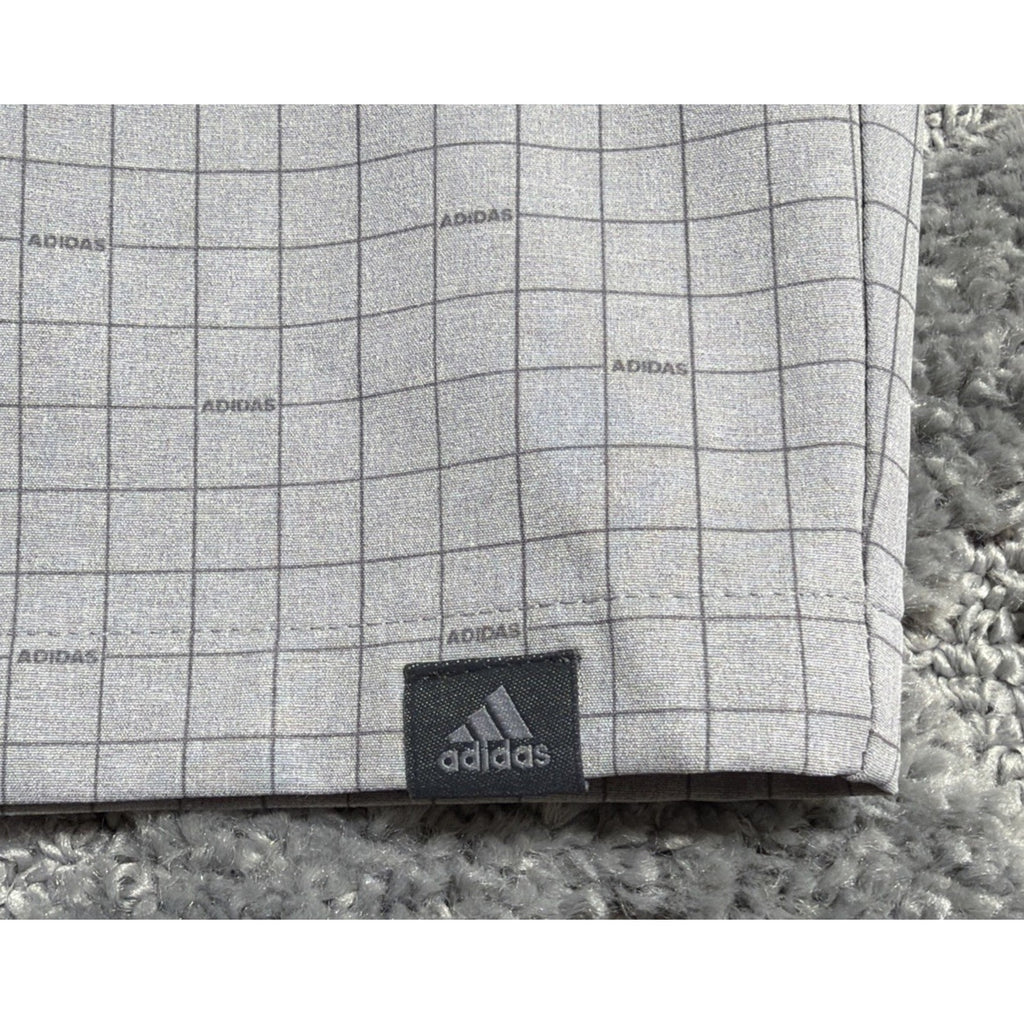 Adidas Ultimate 365 Stretch Grid Print All Over Golf Shorts Mens Size 38 New