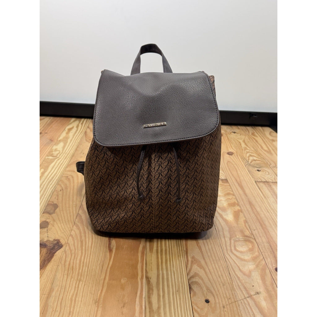 Rampage Womens Signature Brown Backpack / Purse