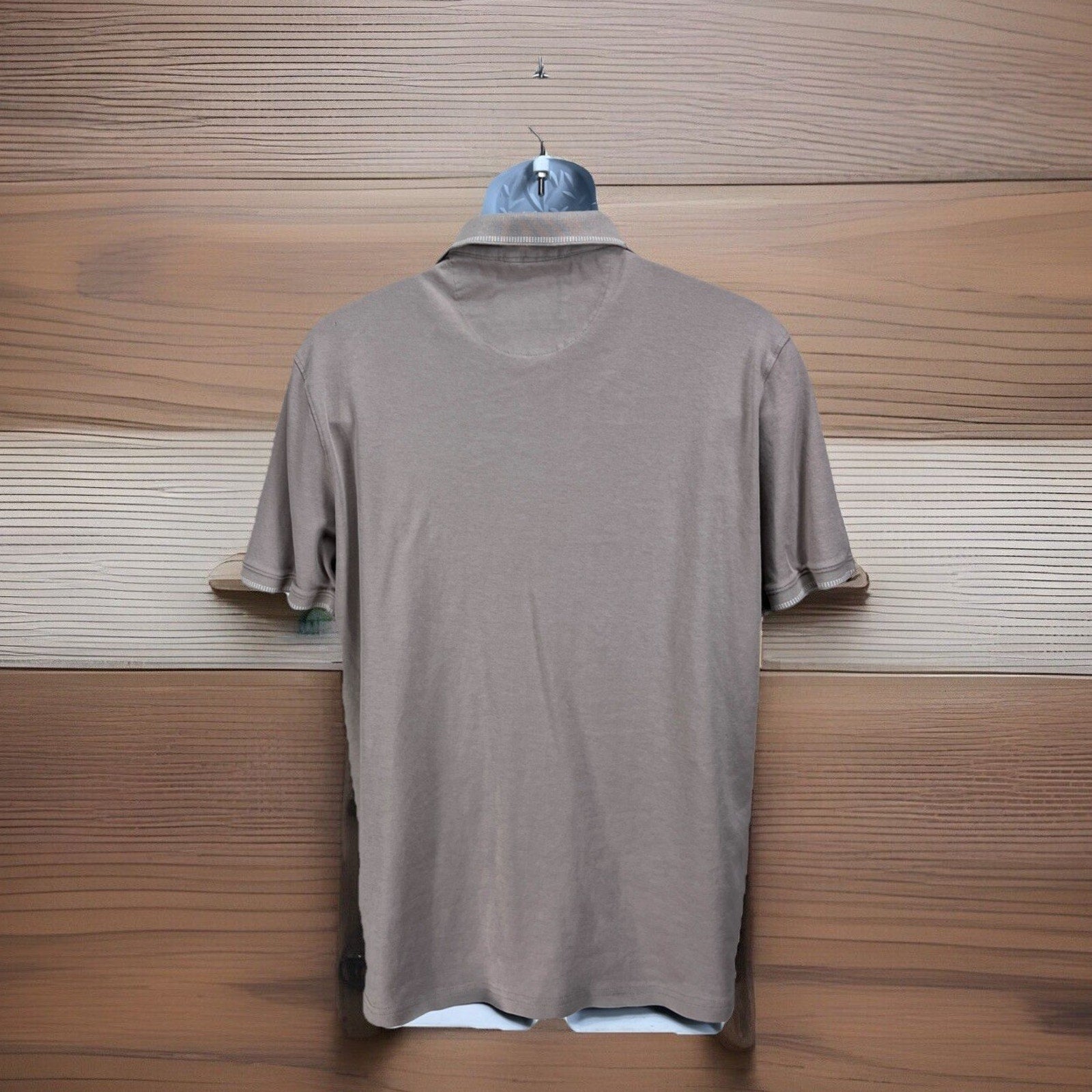 JACHS TriBeCa New York Size XL Shirt Sleeve Men’s Polo-type Shirt Taupe