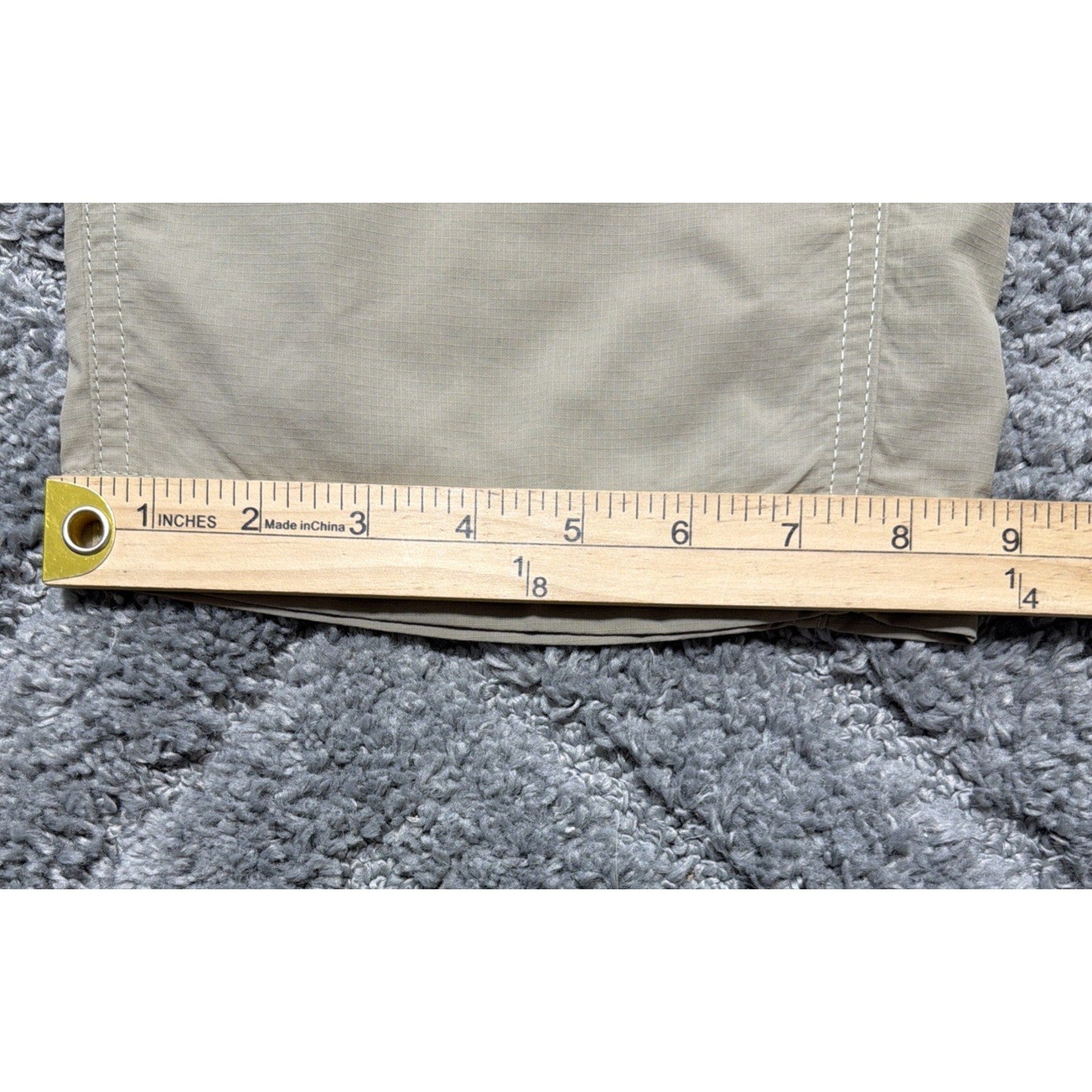 Columbia Omni-Shade Beige Sun Protection Pants Cargo 36x30 Outdoors Fishing