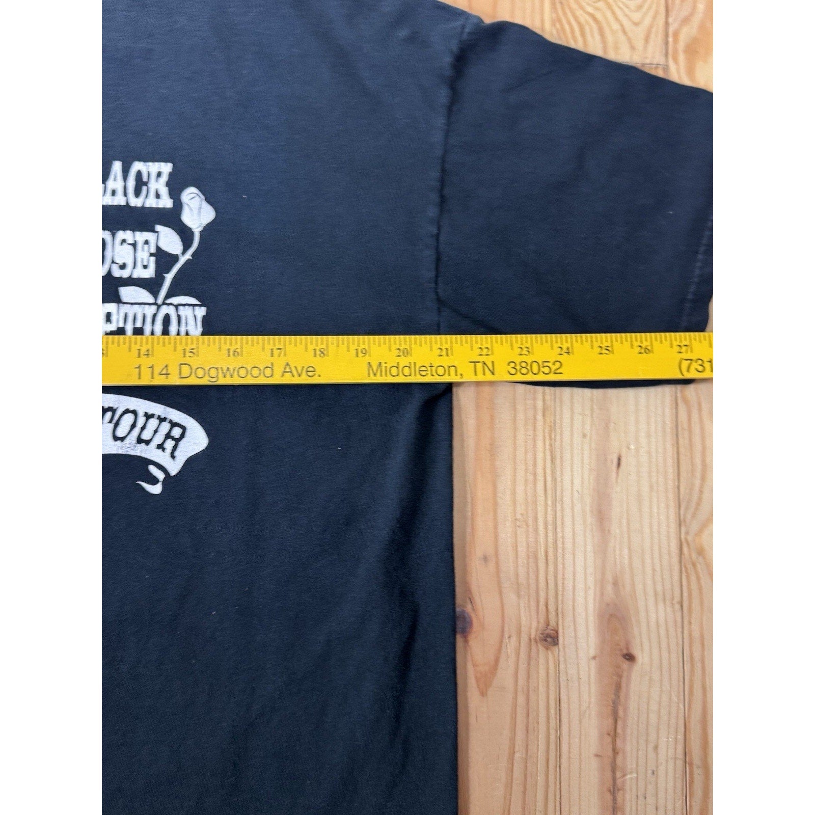 Black Rose Reception, Tommy Gun Your Men’s Large T-shirt Black Rose