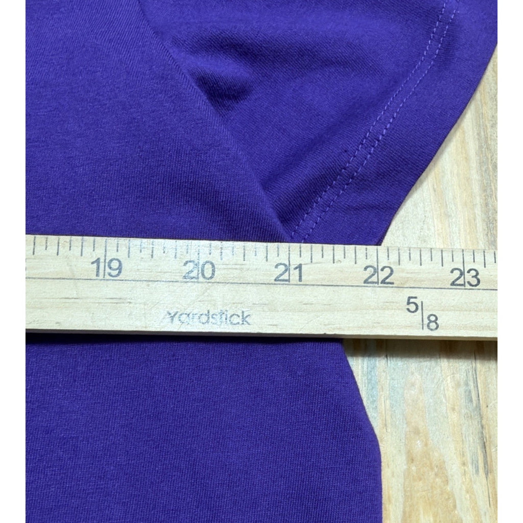 Fanatics NFL Minnesota Vikings T-shirt Womens 1X Purple Short Sleeve New