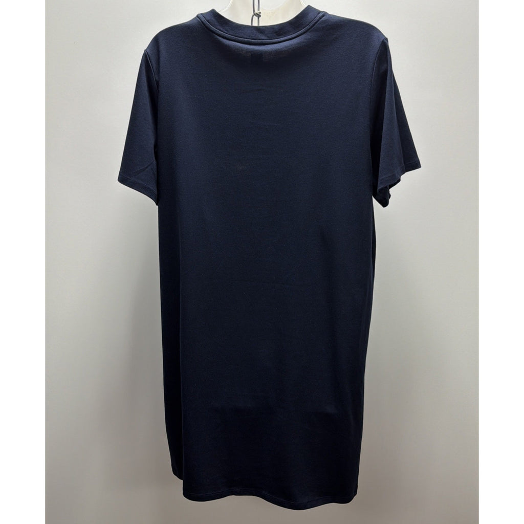 NWT Old Navy Vintage Mini T-Shirt Dress Navy Blue Women's Medium