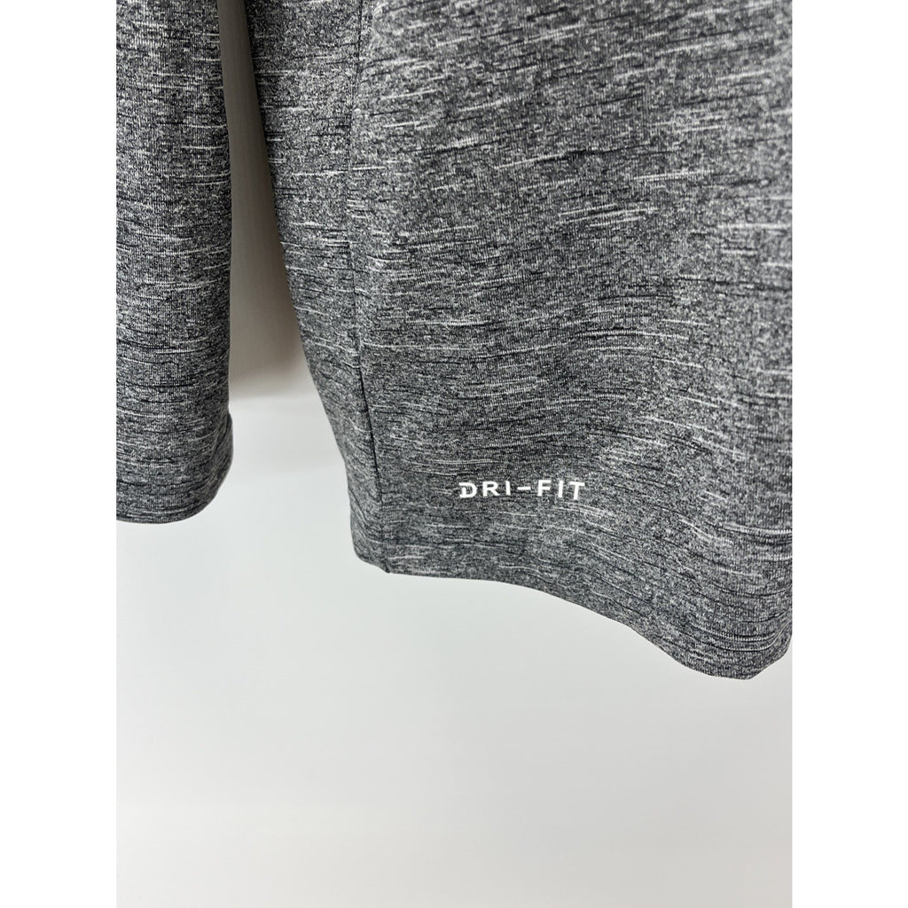 NWT Mens Nike Swim Hydroguard Dri Fit Gray Heather LS Shirt Uv Protection XL