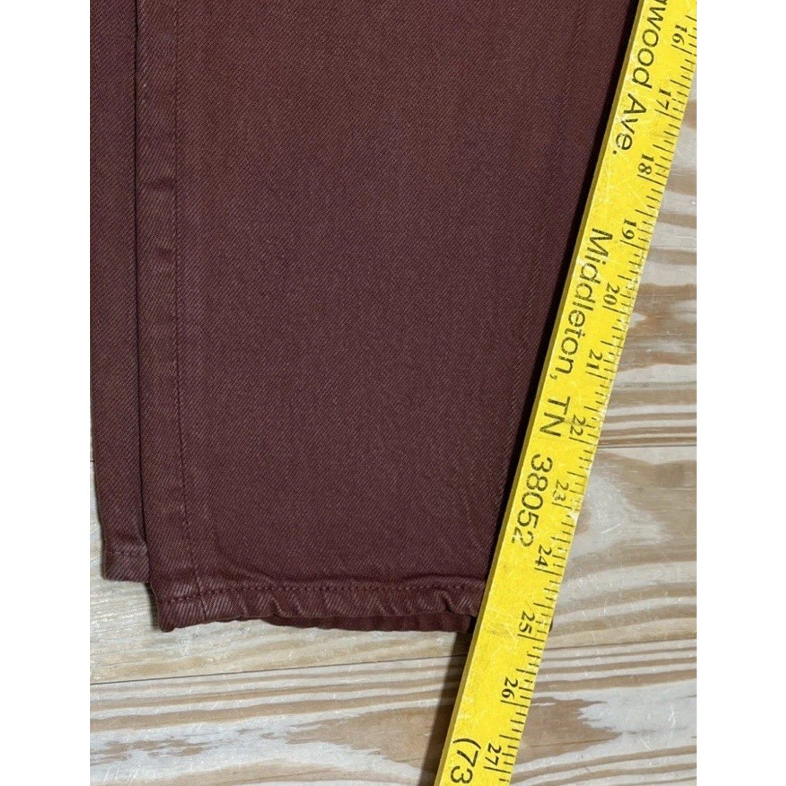 NWT EDWIN Women’s Jeans Anthropologie Anderson Ankle Spice Brown - Size 25