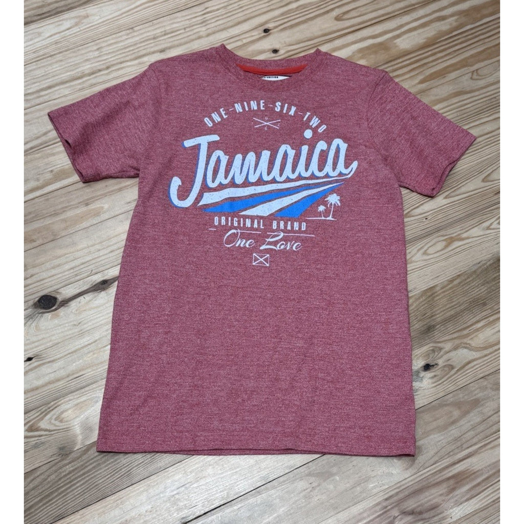 Life Styles LS Trademark Jamaica 1962 Graphic Tee Adult M Red Graphic T-Shirt