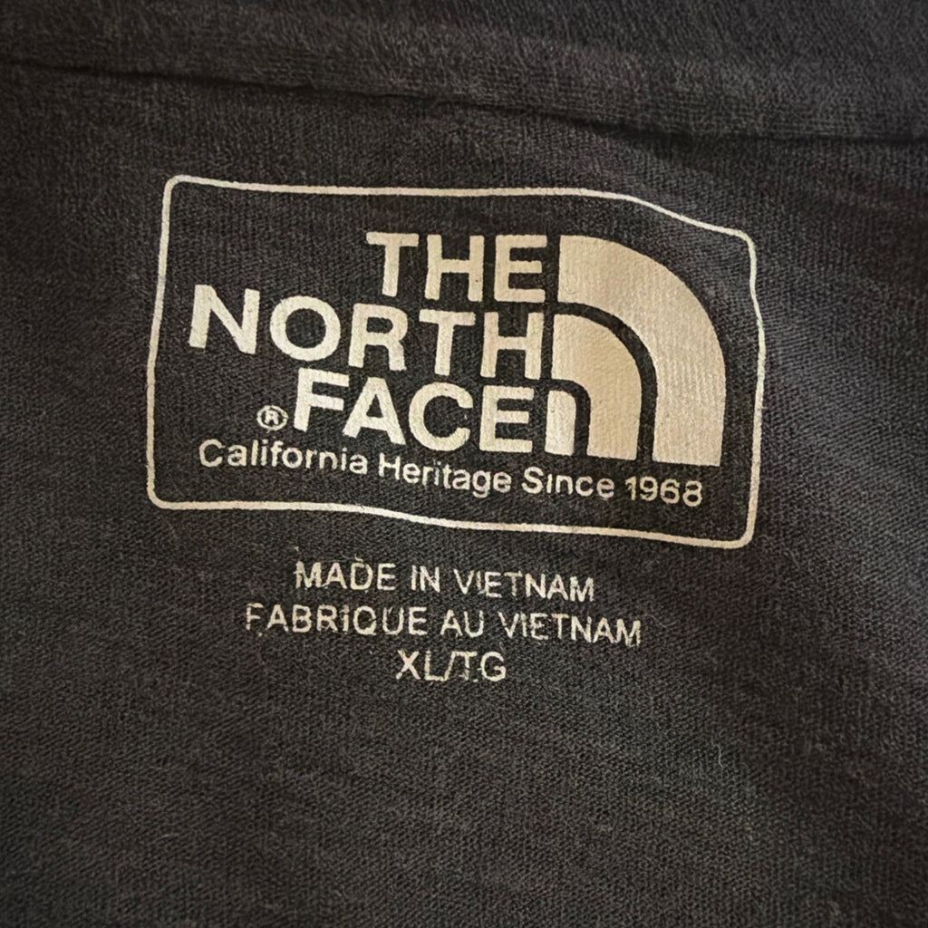 The North Face Cardigan Sweater Womens XL Black Open Front Lightweight