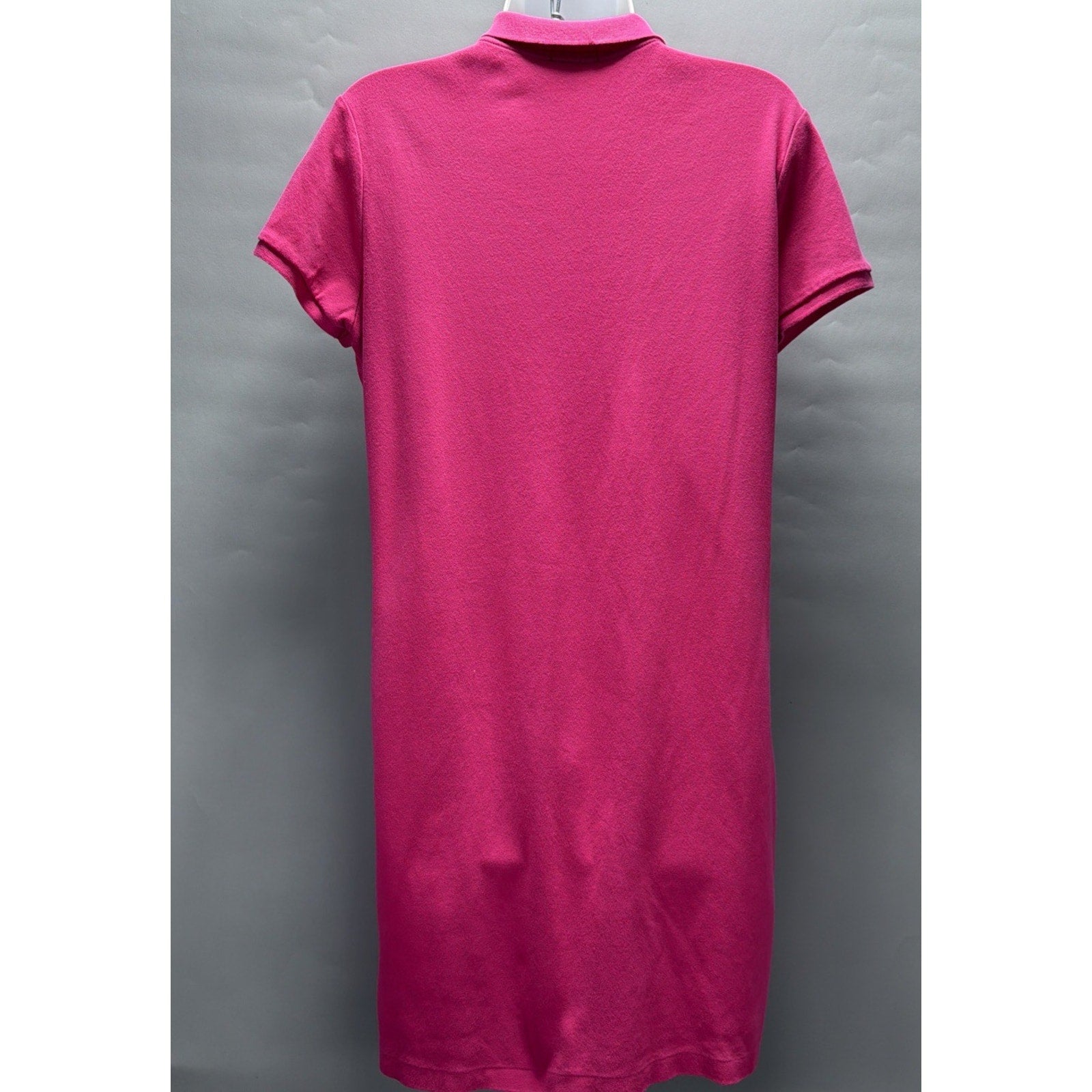 POLO RALPH LAUREN Women Short Sleeve Dress Pink Size L