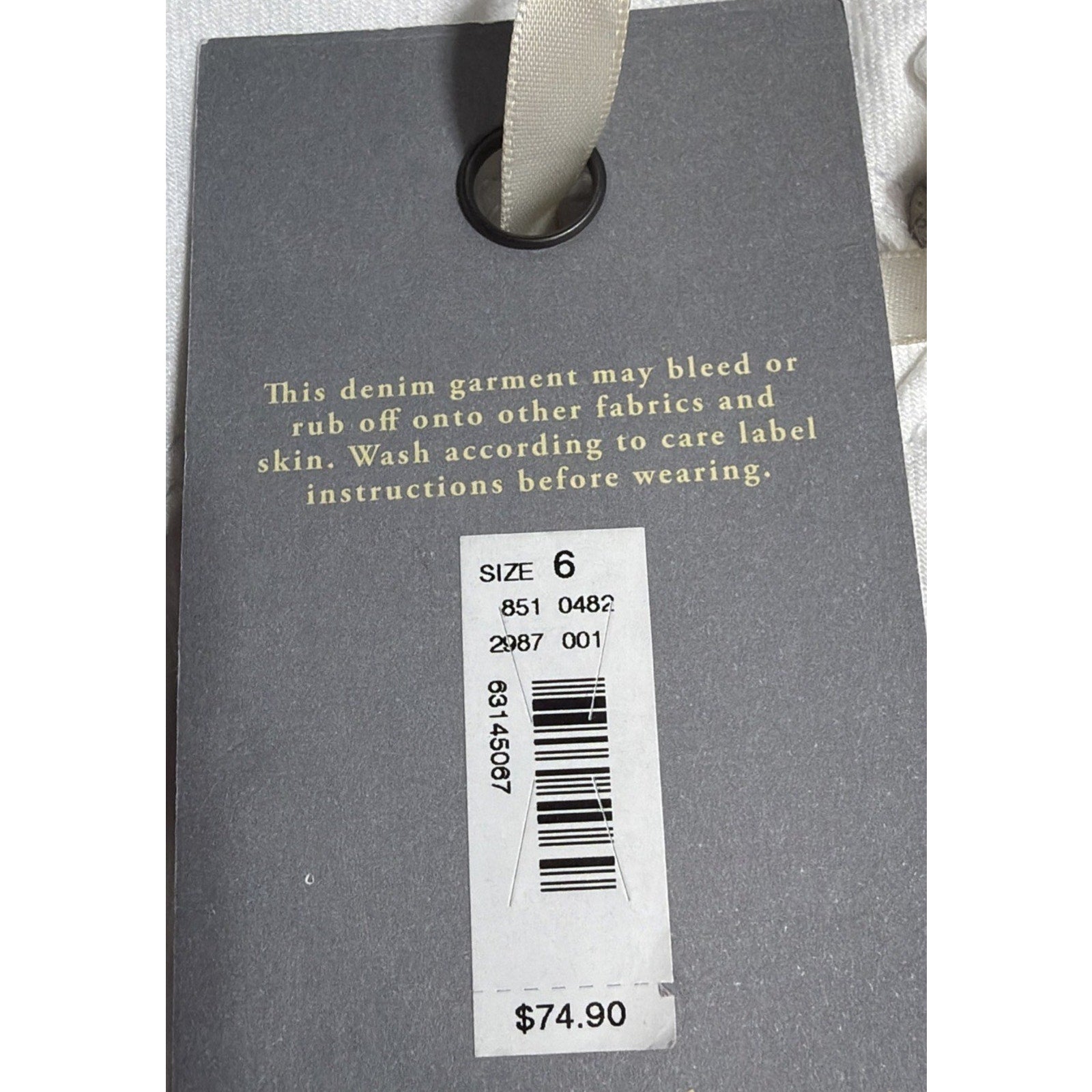 The Limited 917 Skinny Leg Low Rise Denim Jeans Size 6 29x32 NWT Msrp $74.90
