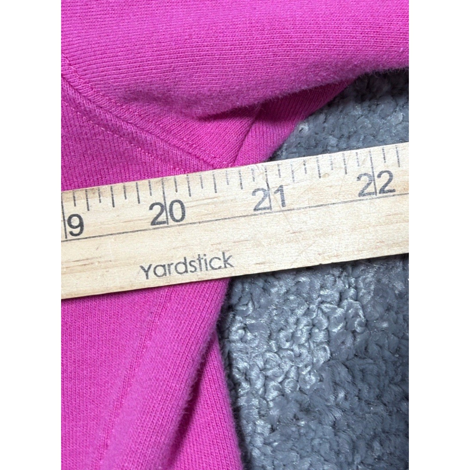 Lake Happy Womens Fleece Hoodie Size Large Pink