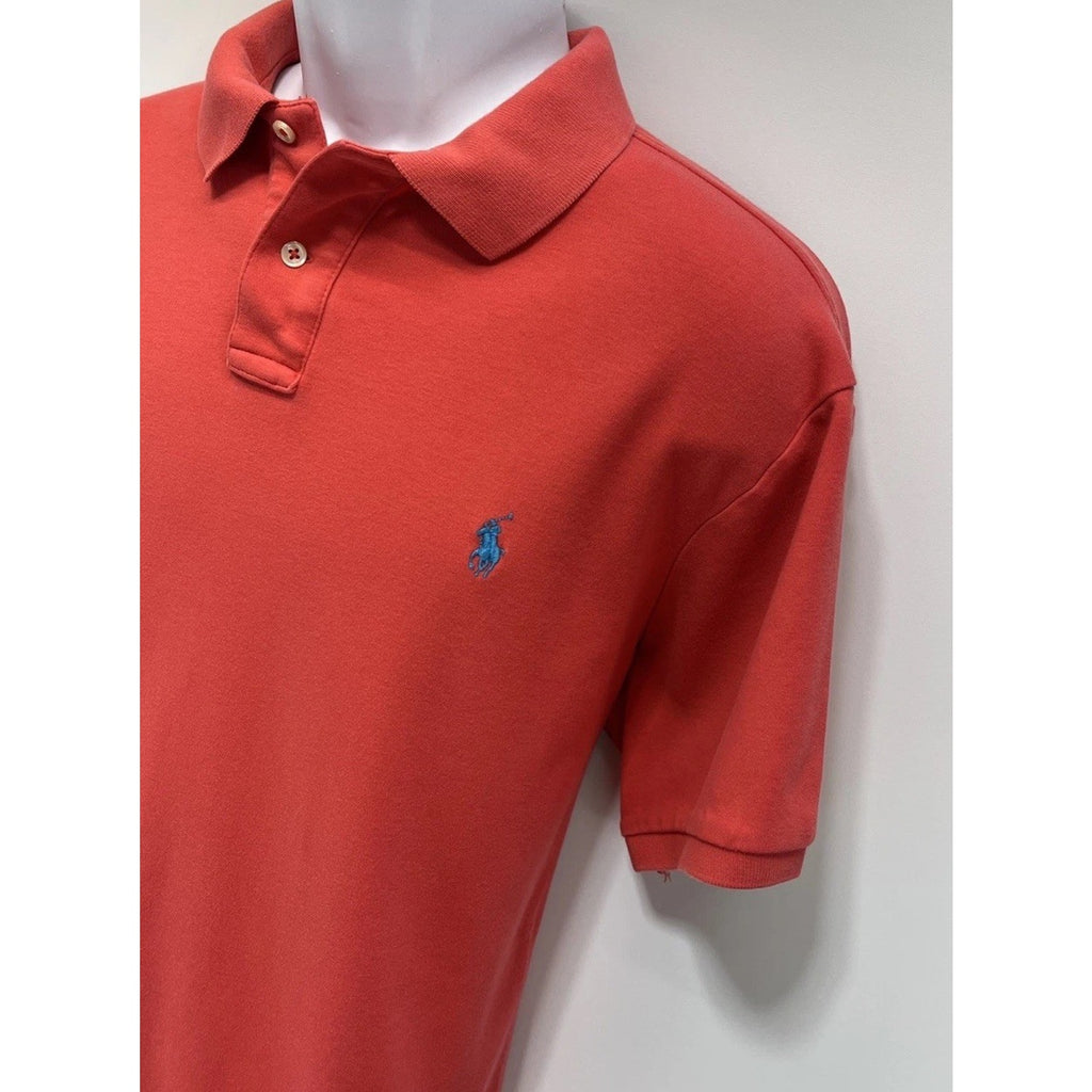 Polo Ralph Lauren Polo Shirt Coral XL custom fit