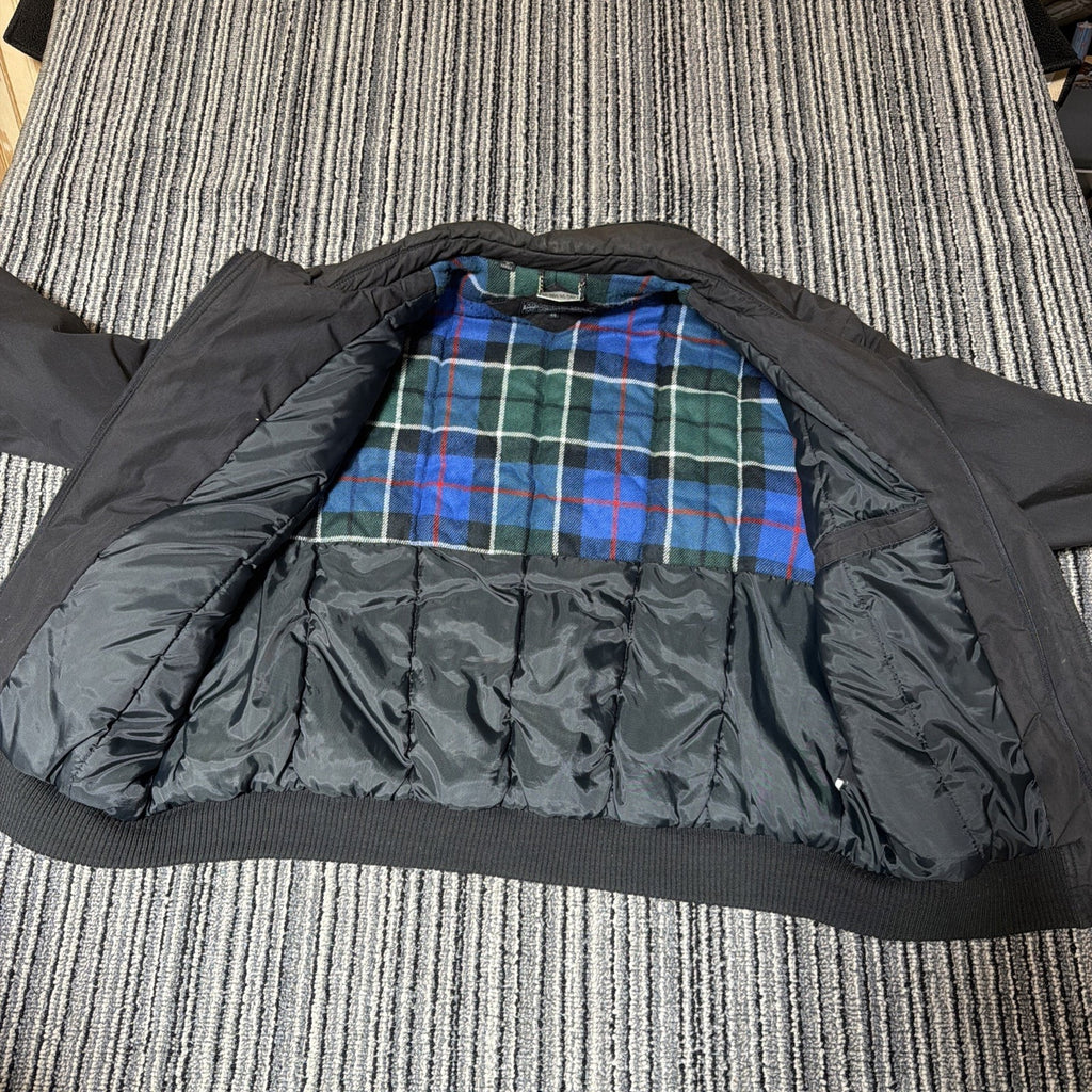 Vintage 80s Members Only Cafe Racer Jacket Mens Size 46 Black Quilted