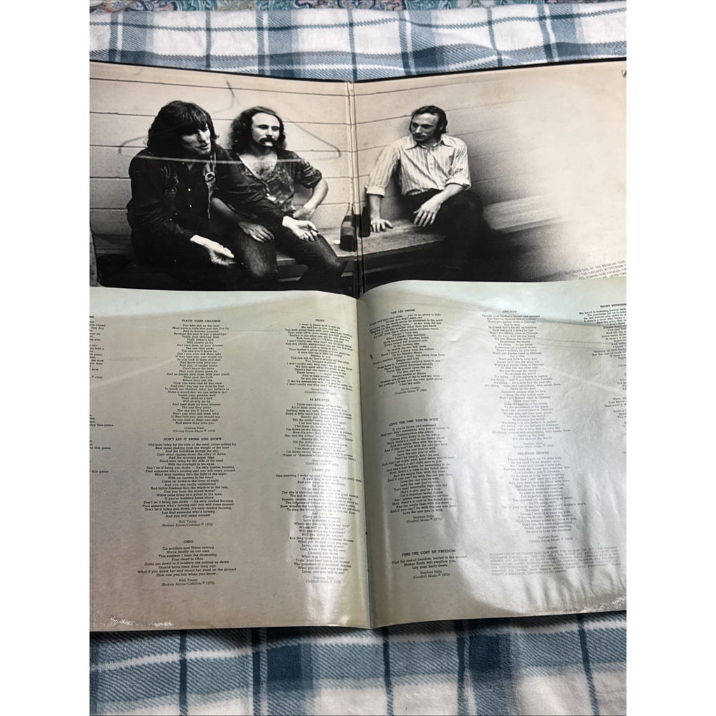 CROSBY STILLS NASH & YOUNG "4 Way Street" Atlantic SD2902 2 LP Records VG