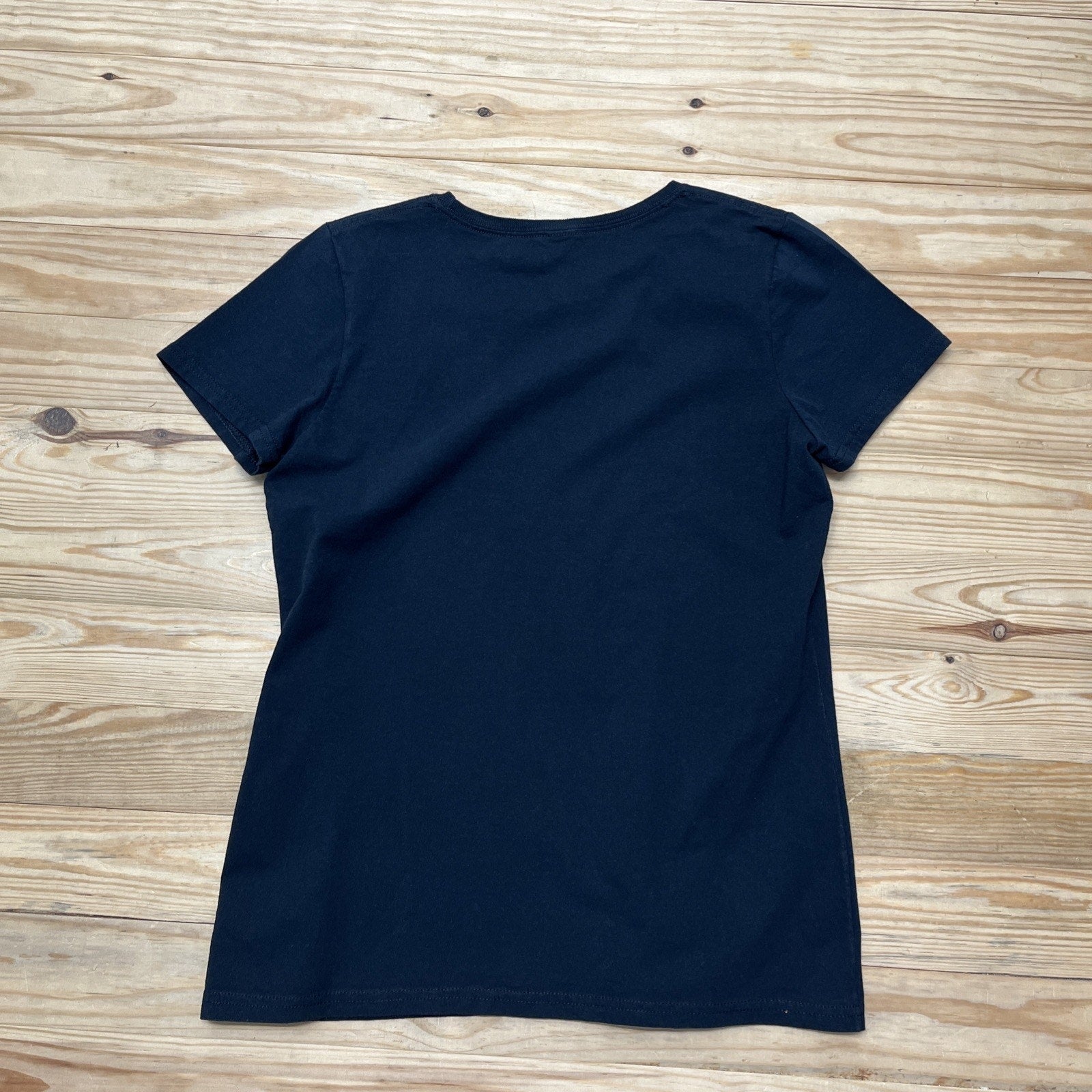 Paramount Yellowstone Knit Tee Women's L Short Sleeve Black Crew Neck