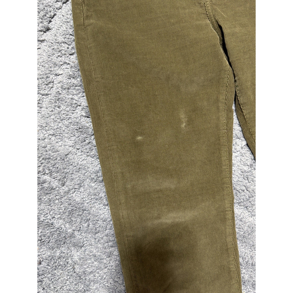 New Lucky Brand Pants Womens 8/29 Green Khaki Sofia Skinny Corduroy Work Casual