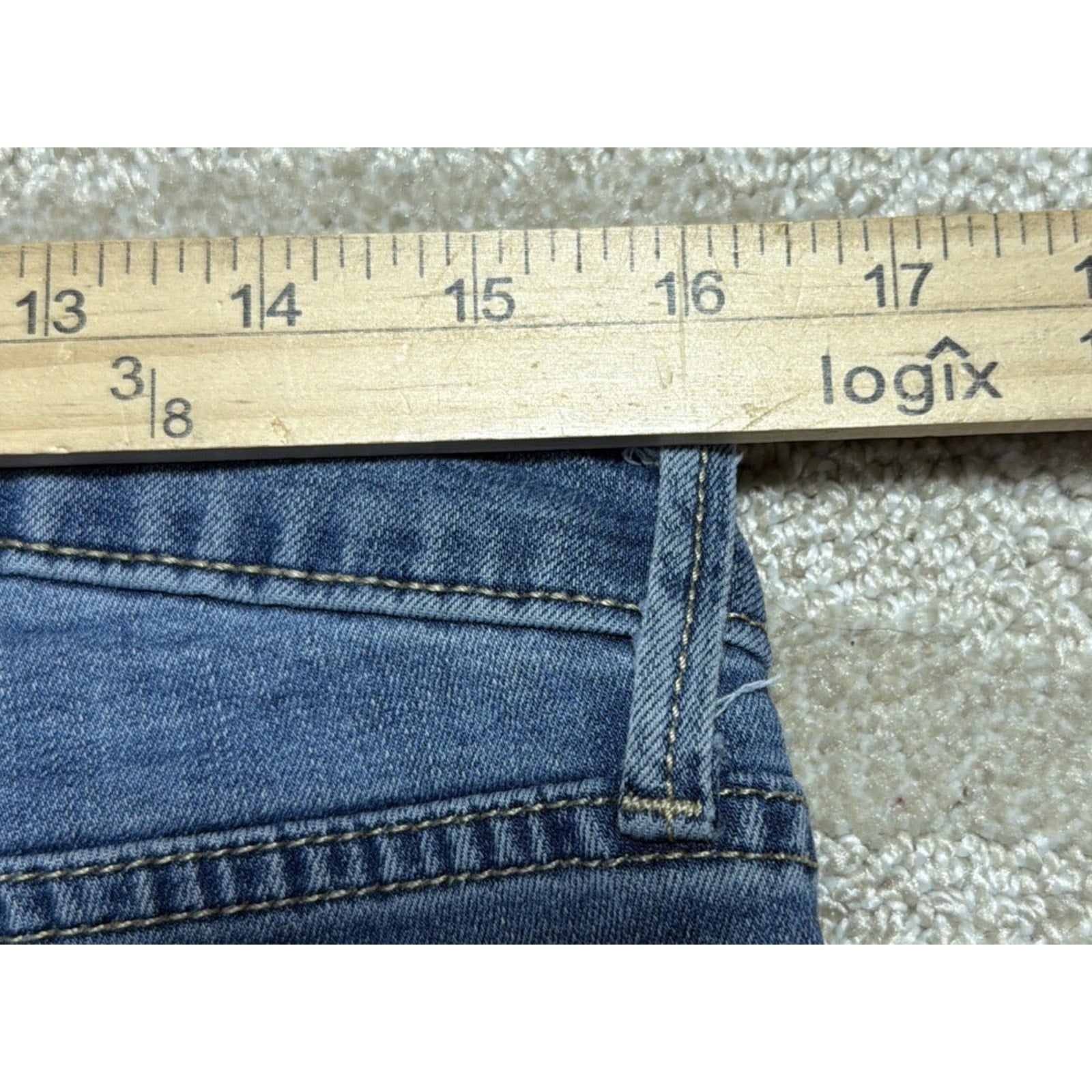 Old Navy Rockstar Skinny Jeans Lightwash Sz 14 Stretchy 32x29