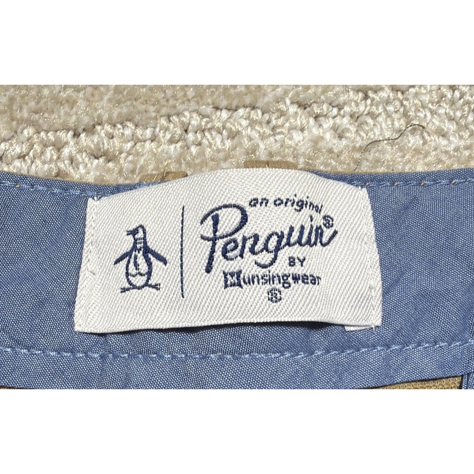 Men's Penguin SLIM Fit Sustainable Chinos Stretch Shorts Size 33 NWT