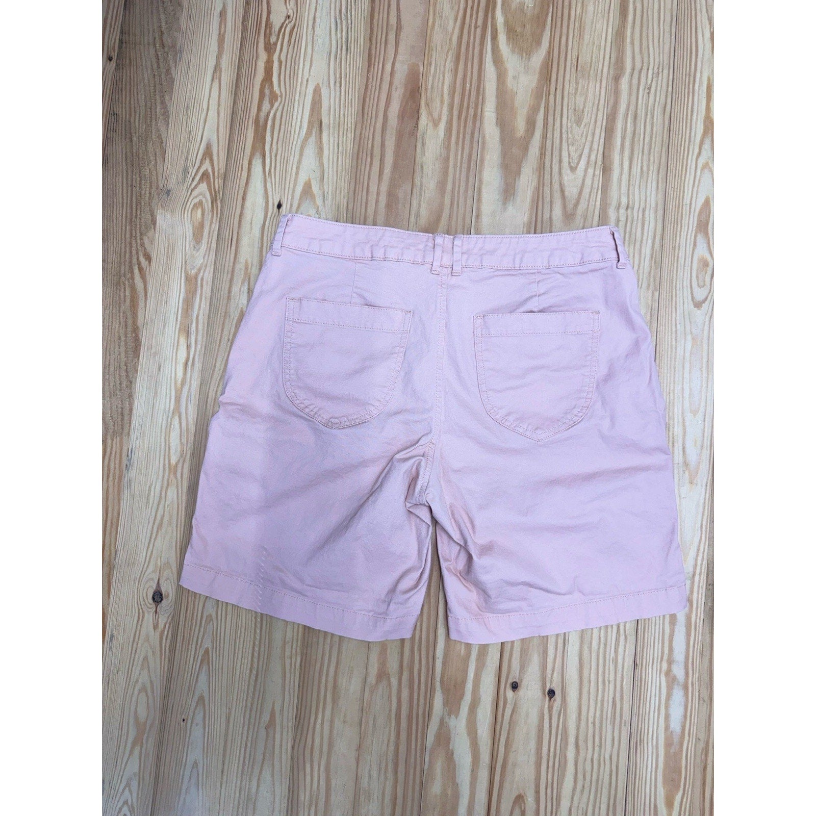 Lee Women's Heritage Mid Rise Regular Fit Plum Purple Dungaree Shorts 14M