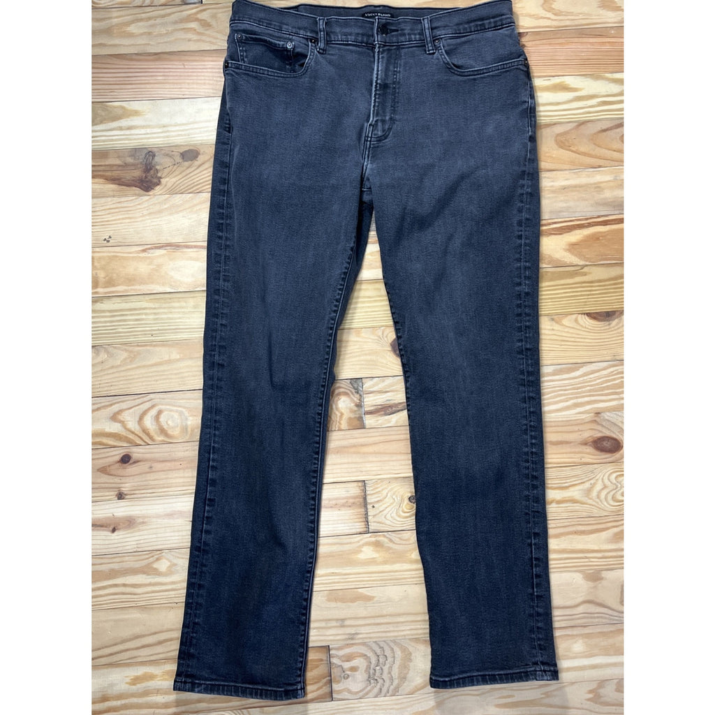 Lucky Brand 223 Straight Men’s 34x36 Black Jeans