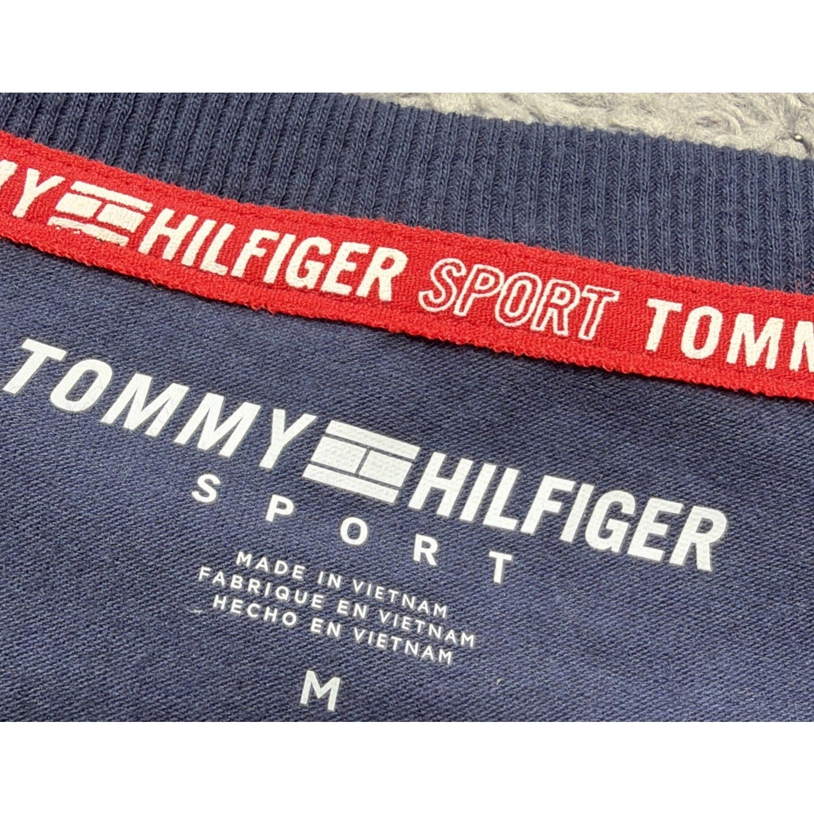 Tommy Hilfiger Sport Women's Embroidered Logo Crewneck T-Shirt Navy M NWT