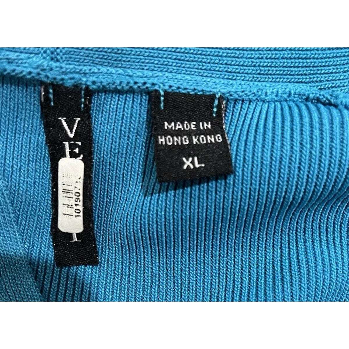 Venini Teal Green Long Sleeve Ribbed Cardigan Sweater Women’s Size XL