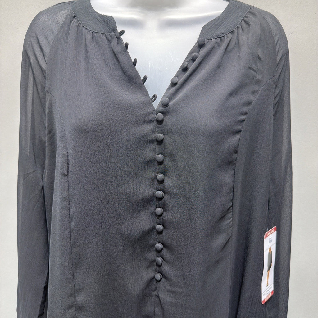 Joie Limited Edition Women's Balloon Sleeve Dress Caviar, Size: XL NWT