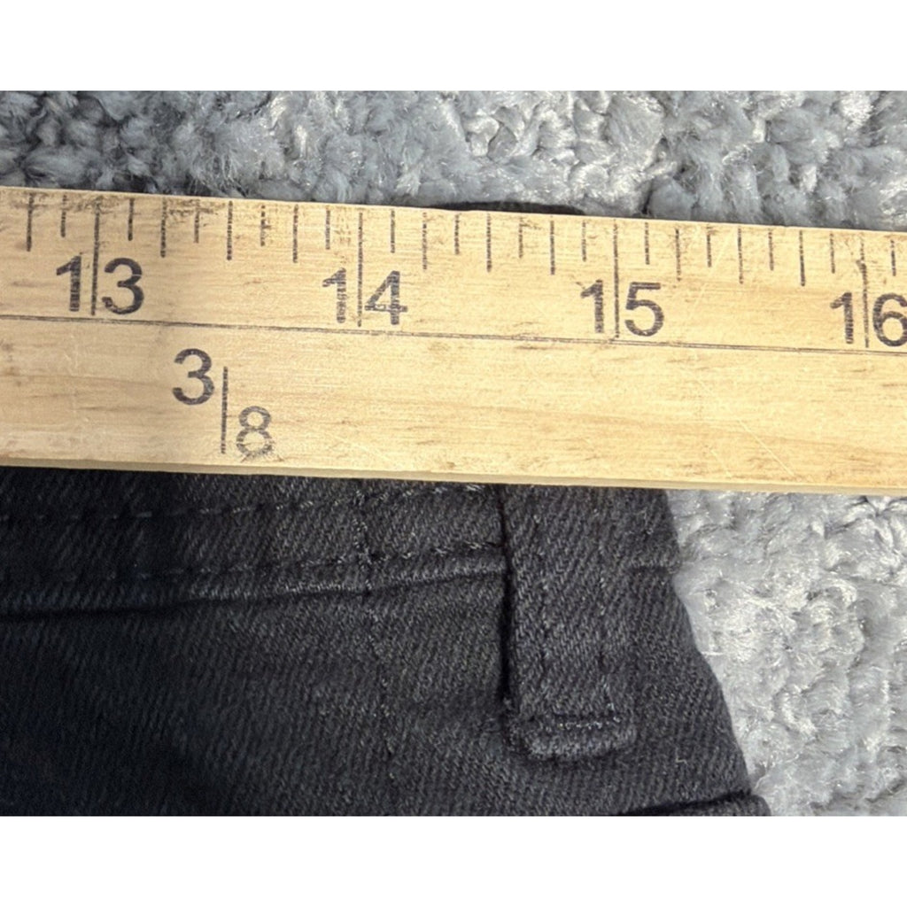 Cotton-On Denim High Rise Tapered Leg Black Jeans Size 28 Measure 30x30