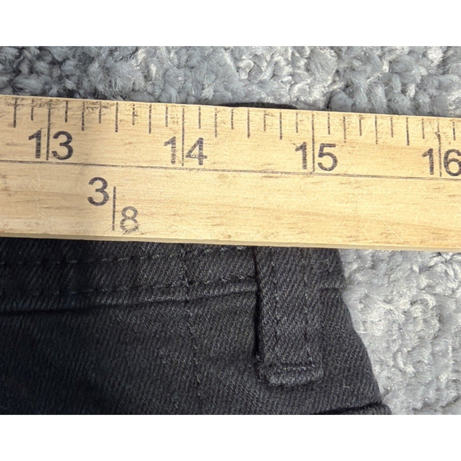 Cotton-On Denim High Rise Tapered Leg Black Jeans Size 28 Measure 30x30