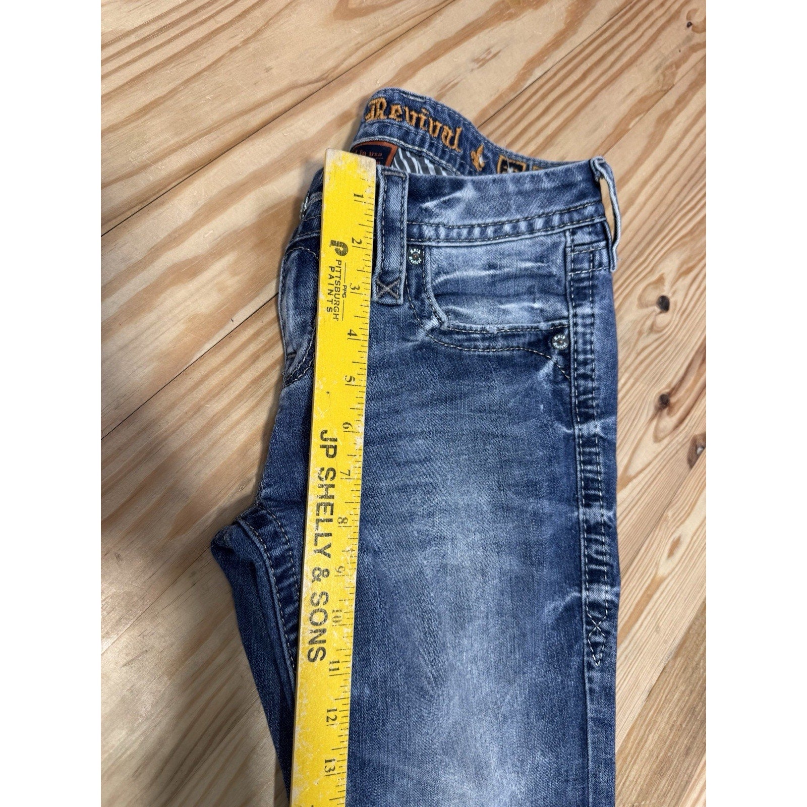 Rock Revival Alivia Skinny Jeans - Women's Size 28 Measures 30X30 1/2